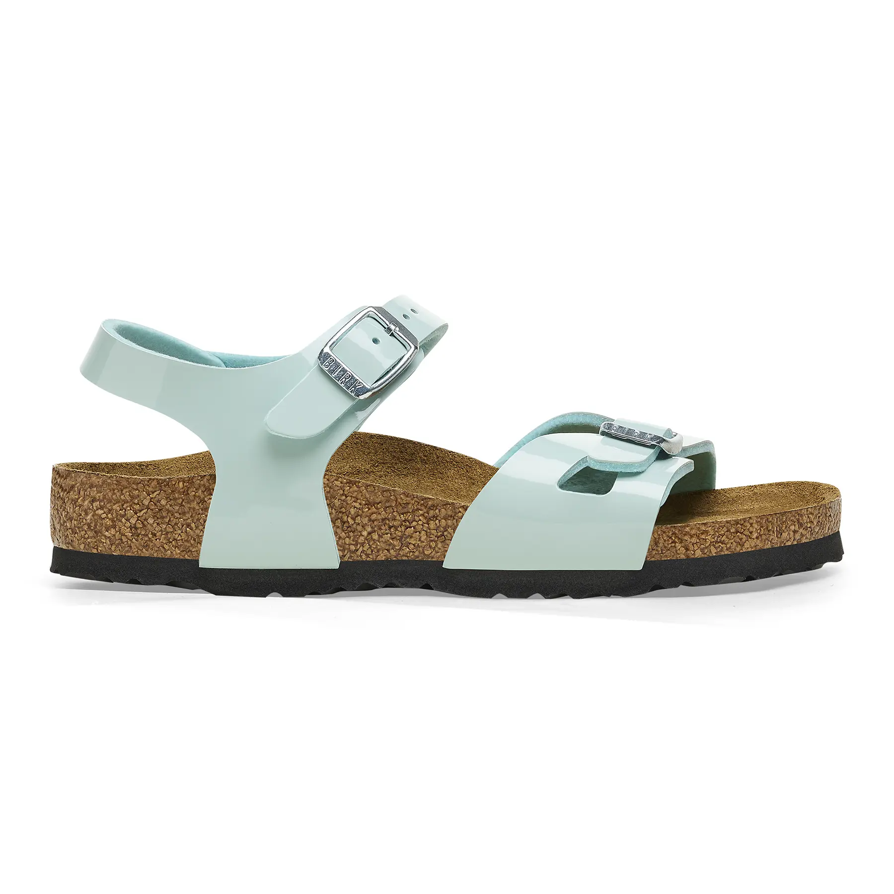 Sandales bébé fille Birkenstock Rio Birko-Flor Patent Sandales bébé fille Birkenstock Rio Birko-Flor Patent