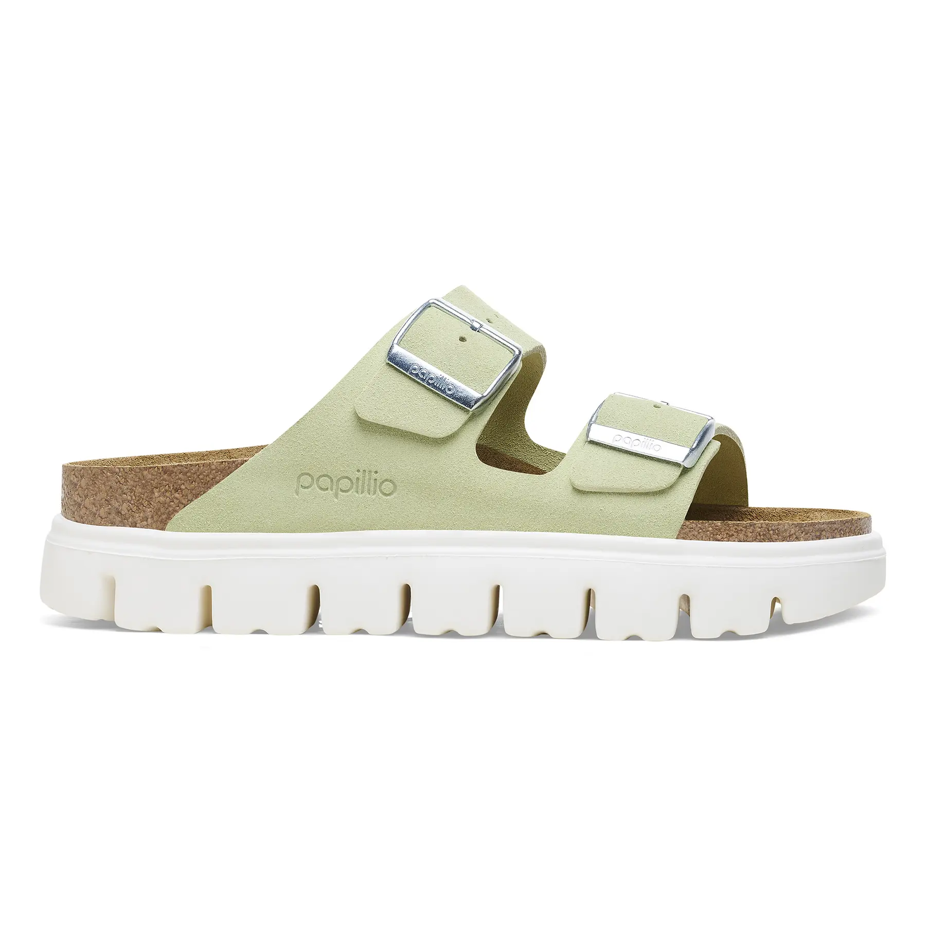 Ciabattine da donna Papillio Arizona Platform Suede Leather