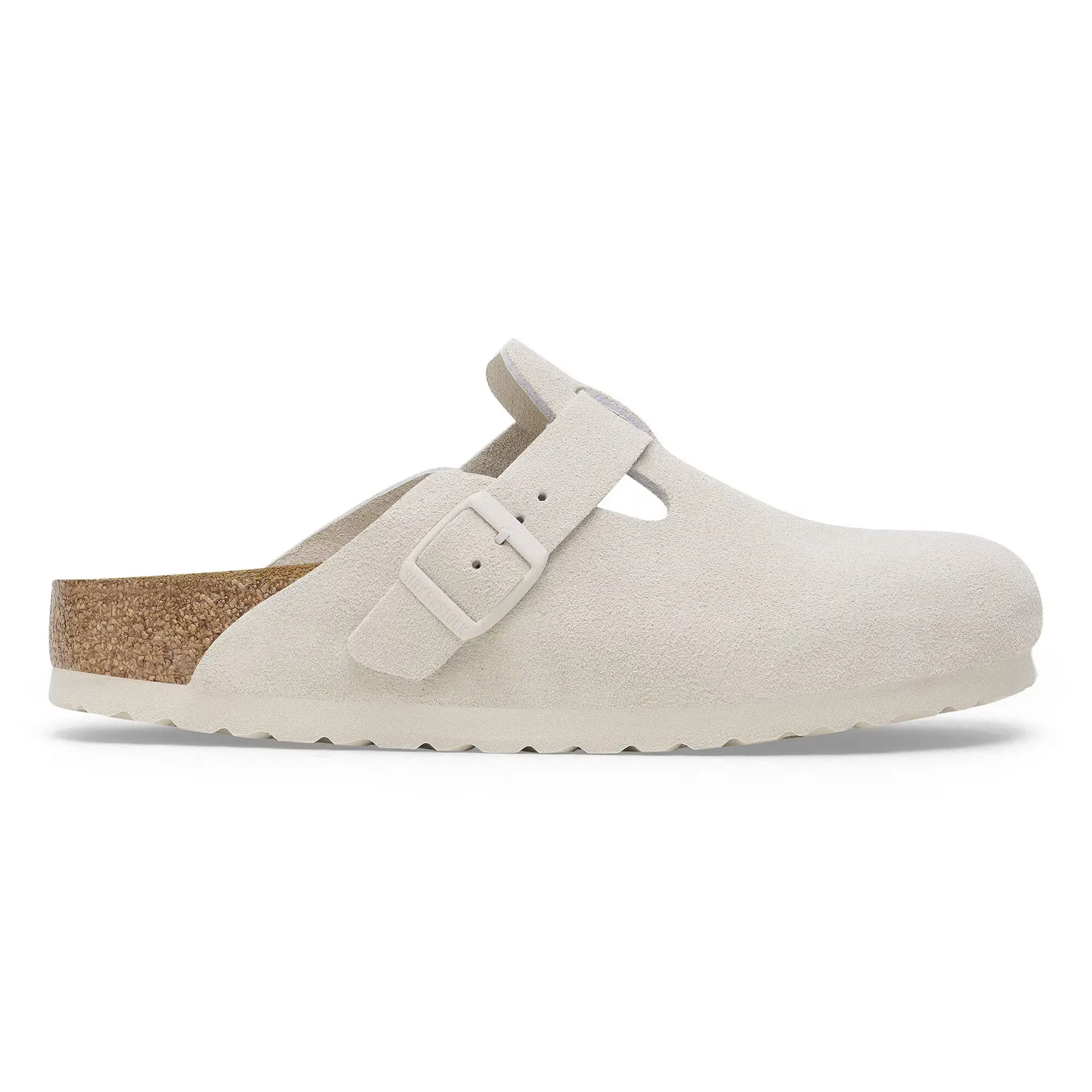 Zoccoli in pelle con soletta interna morbida Birkenstock Boston