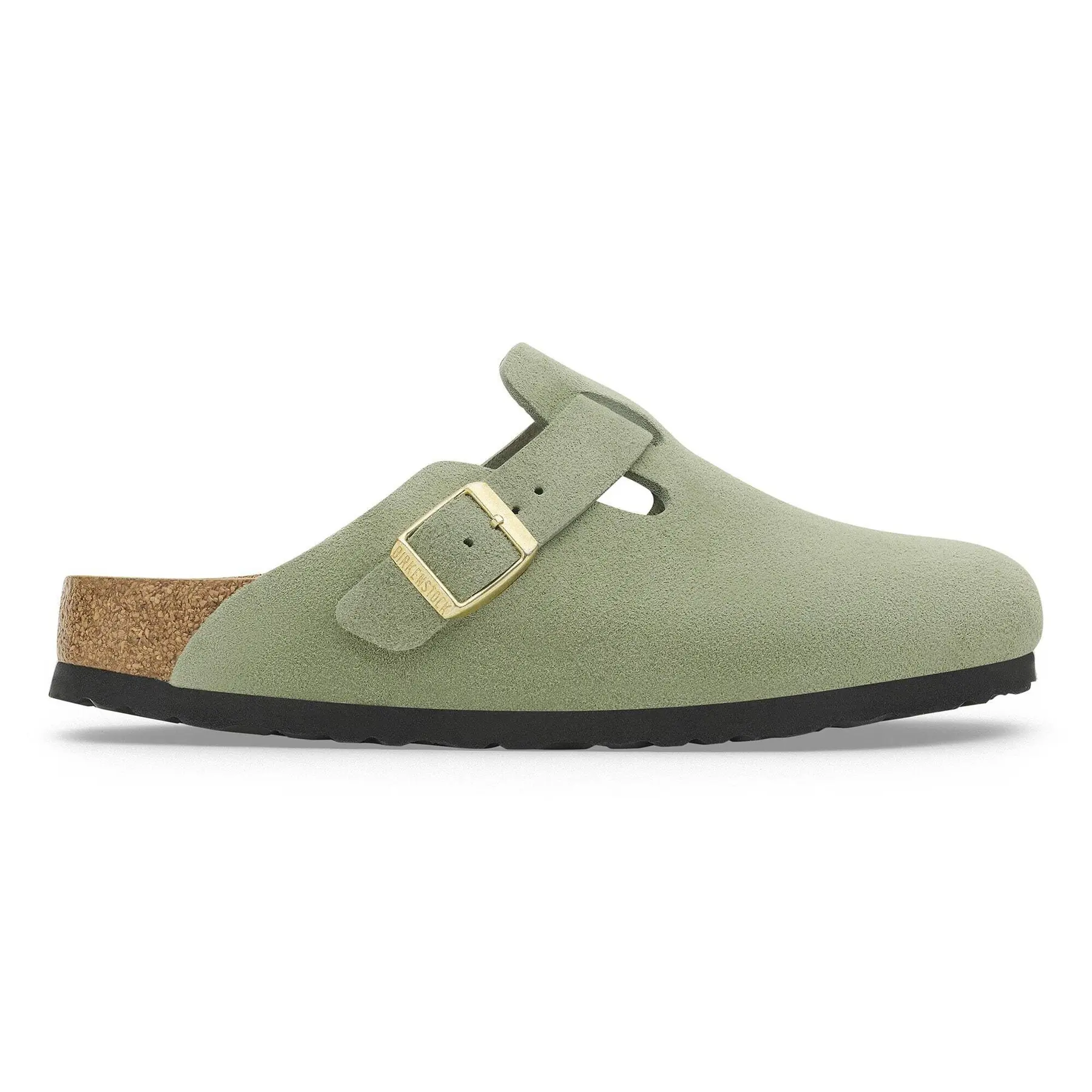 Sabots Frau Birkenstock Boston Soft Footbed Suede Leather