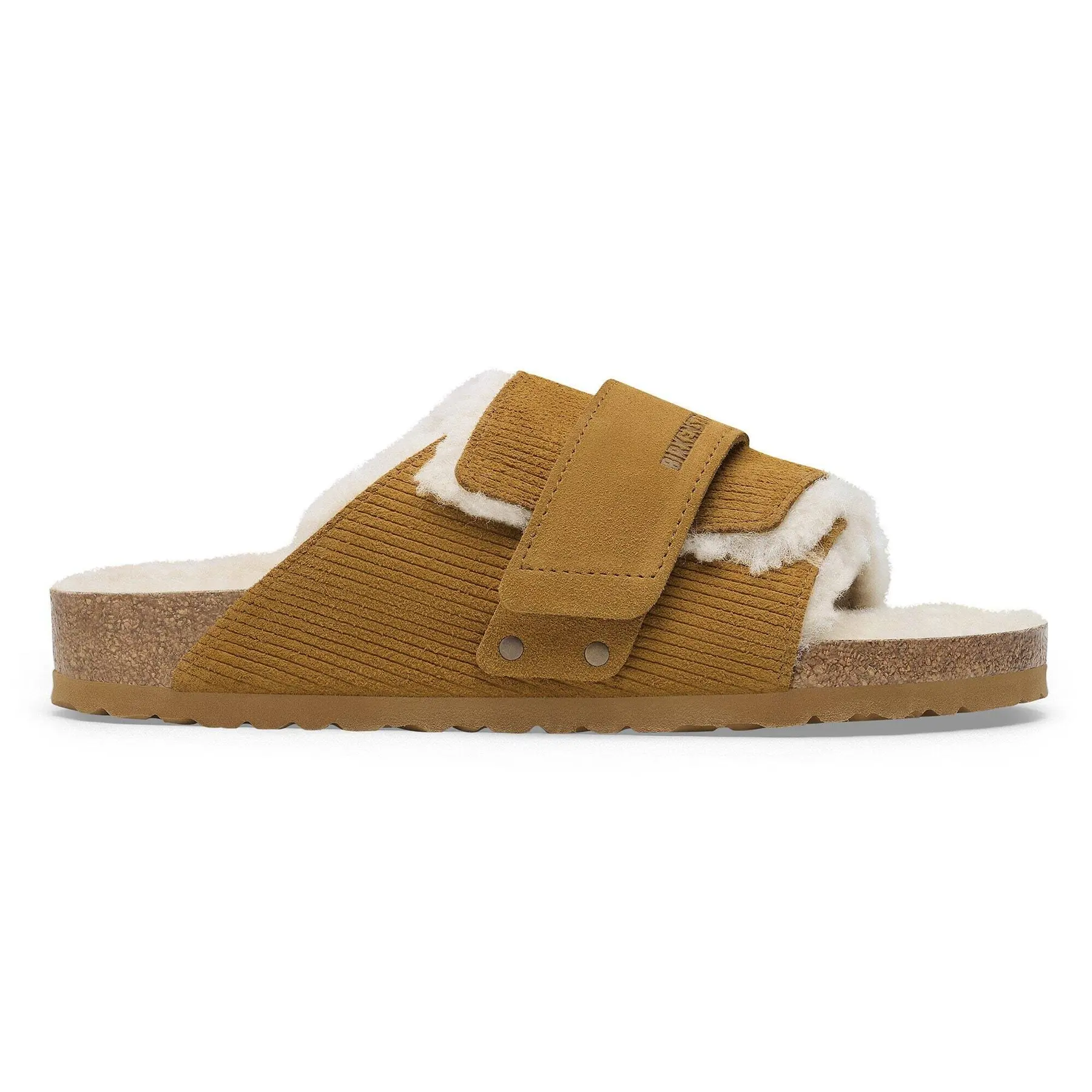 Sandalen Birkenstock Kyoto Shearling Suede Leather/Fur