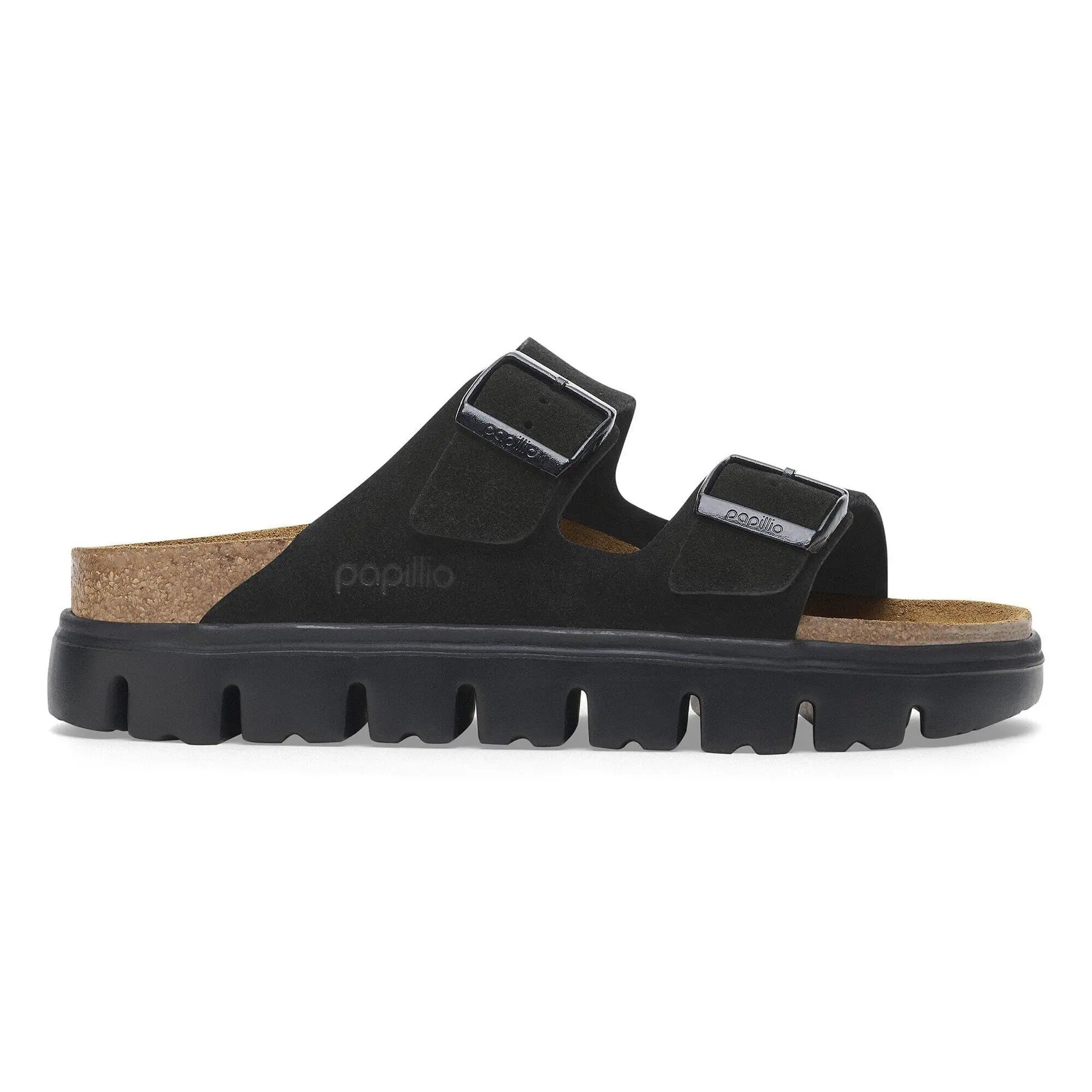 Pantoletten für Damen Papillio Arizona Platform Suede Leather