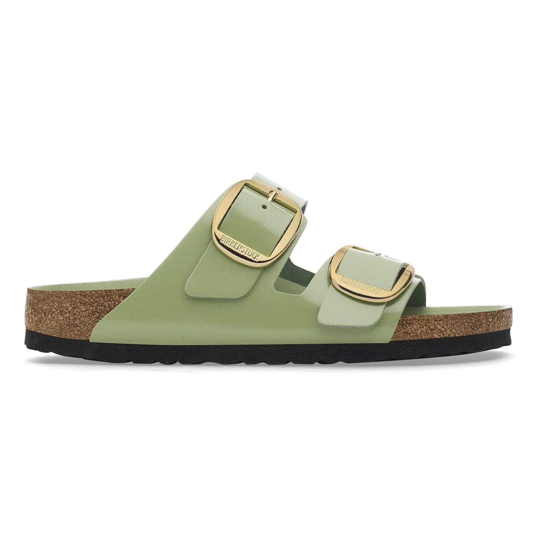 Sandali da donna Birkenstock Arizona Big Buckle Natural Leather Patent