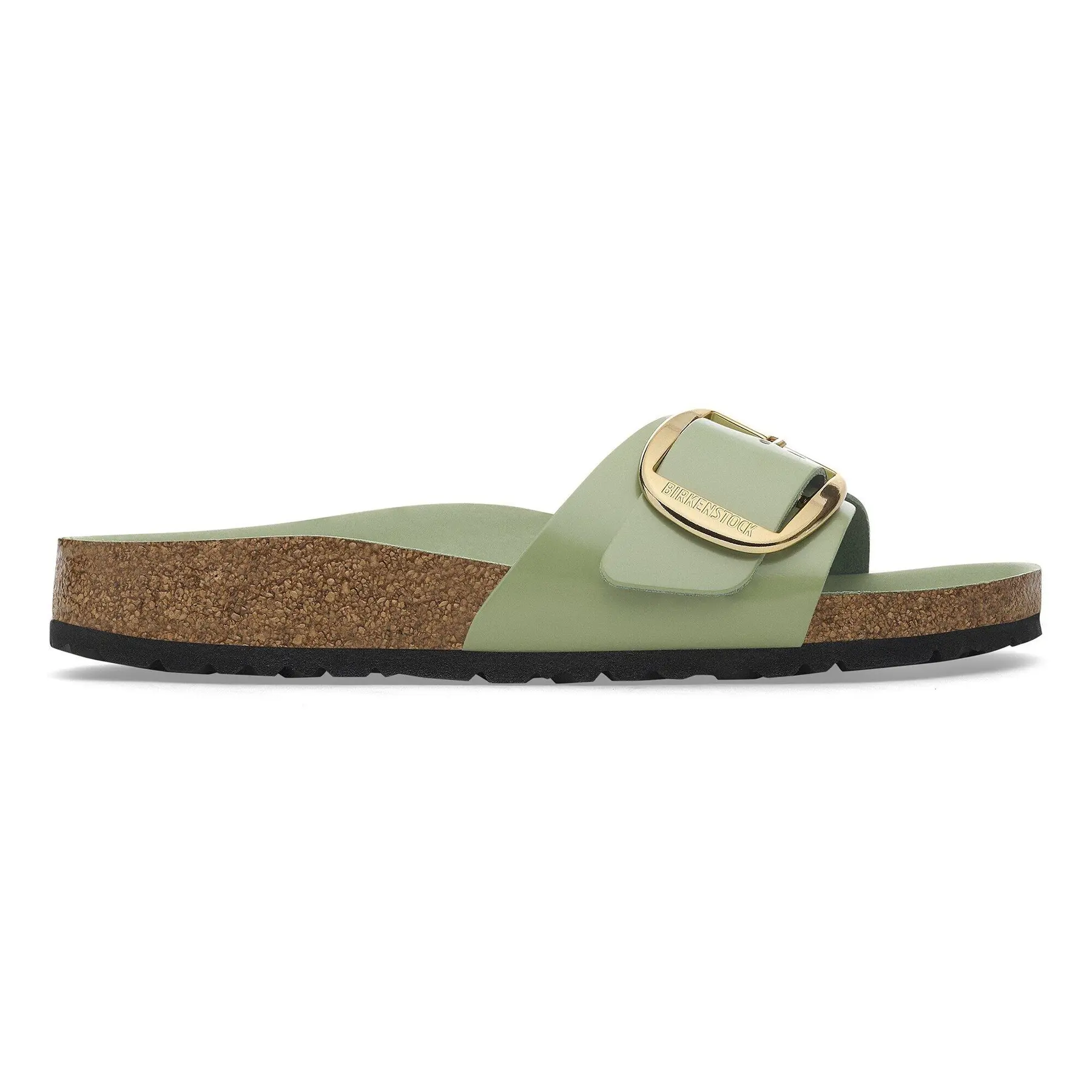 Sandali da donna Birkenstock Madrid Big Buckle Natural Leather Patent