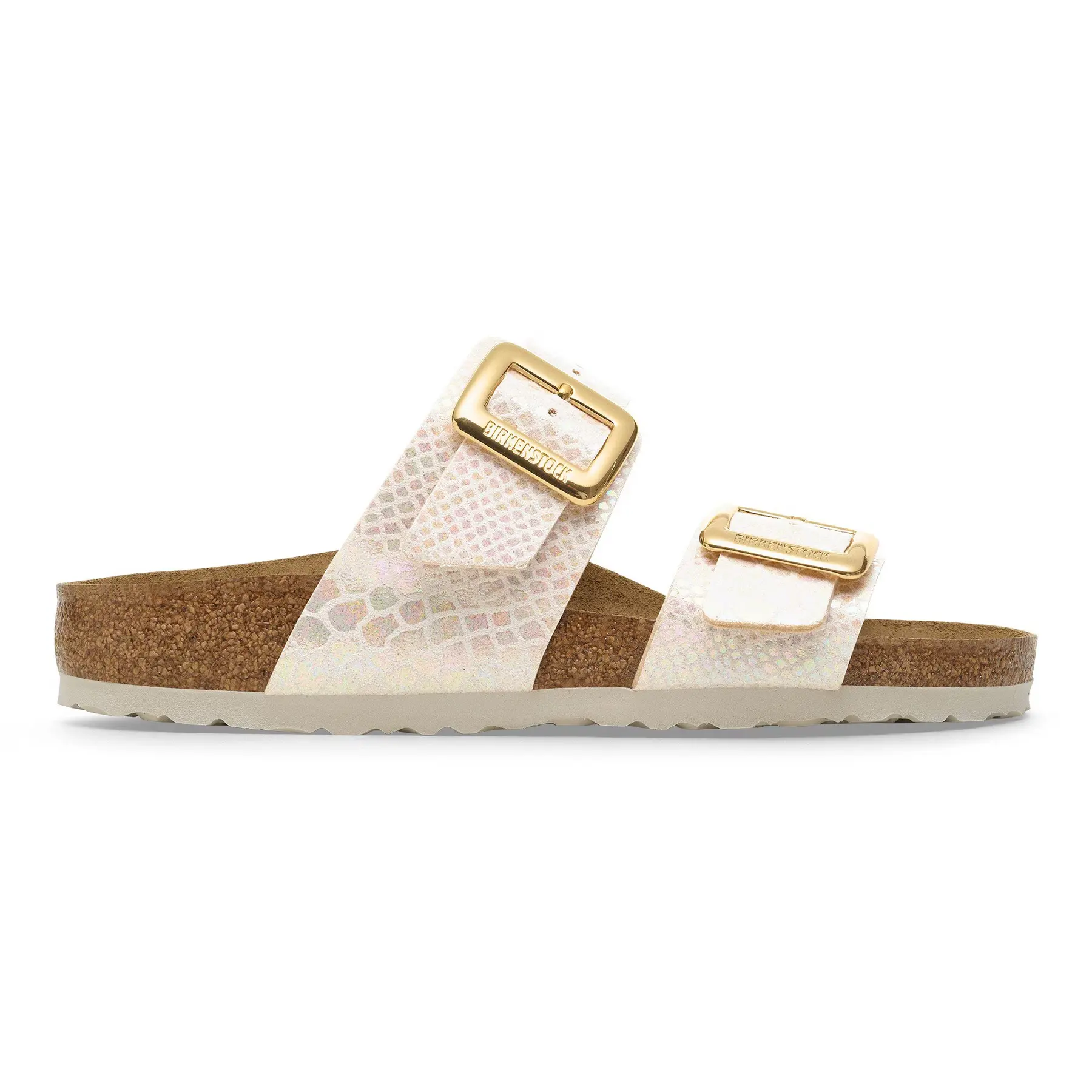 Sandali con fibbia sintetica da donna Birkenstock Sydney Birko-Flor