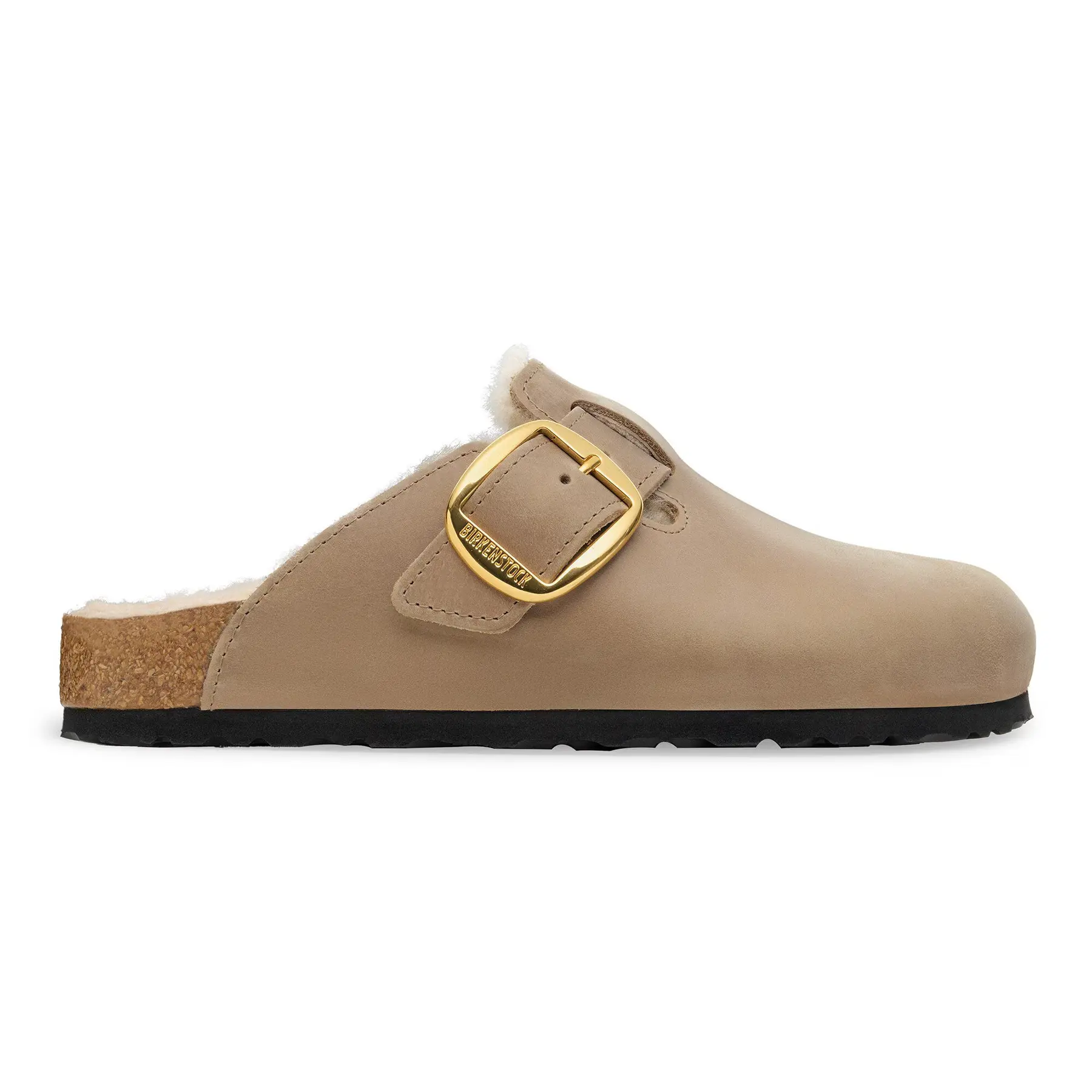 Sabot da donna Birkenstock Boston Big Buckle Shearling