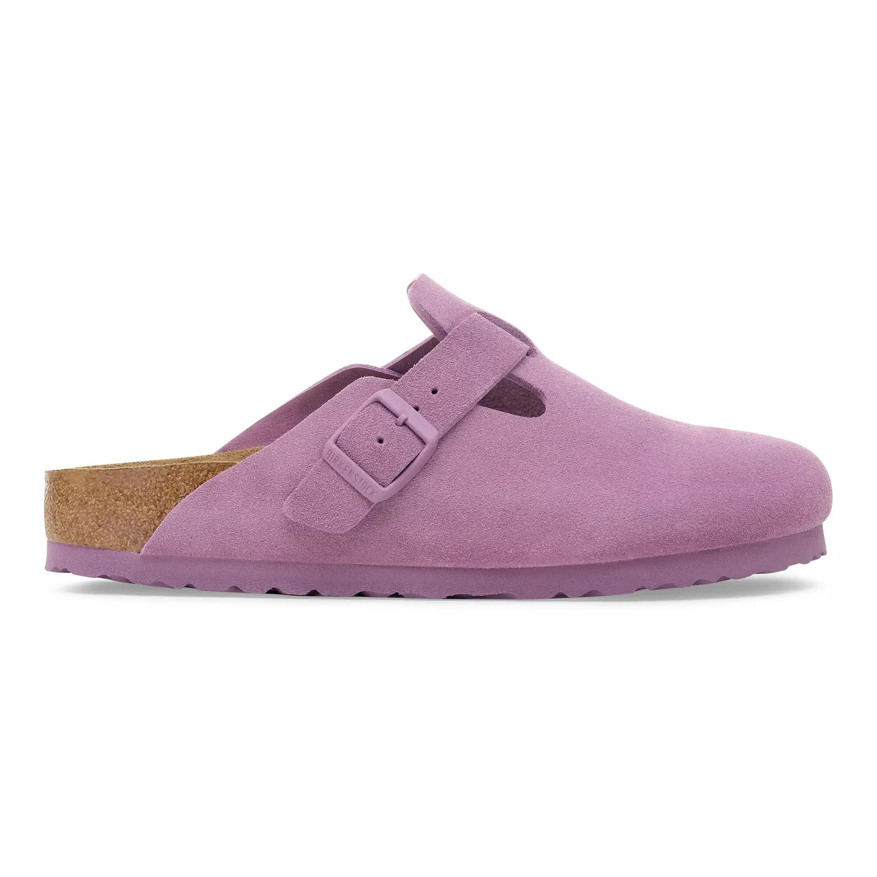 Zoccoli in pelle scamosciata Birkenstock Boston