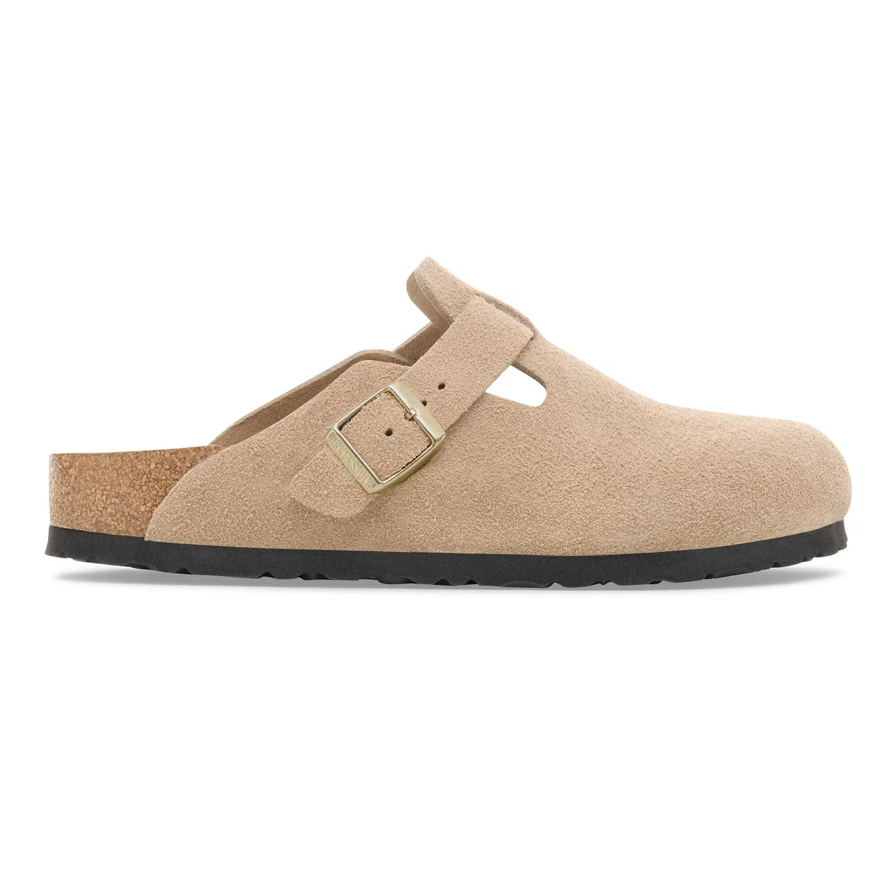 Suede leather clogs Birkenstock Boston BS