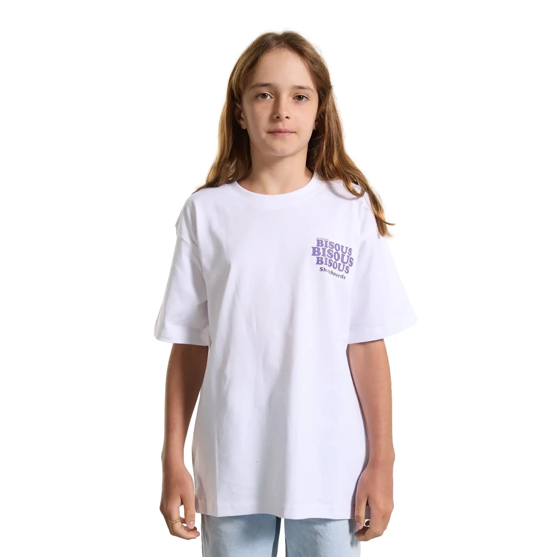 T-shirt meisje Bisous Skateboards Grease