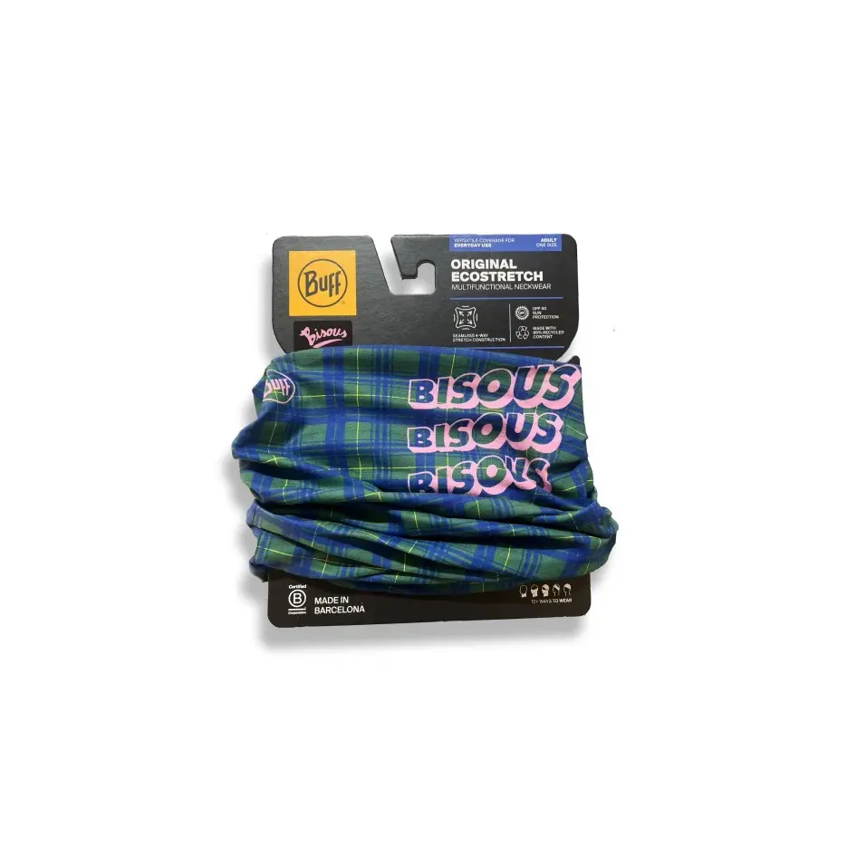 Halsketting Bisous Skateboards Tartan
