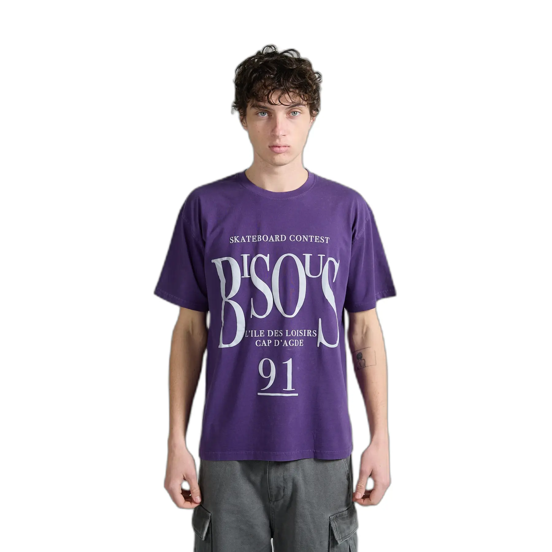 T-shirt Bisous Skateboards Cannes