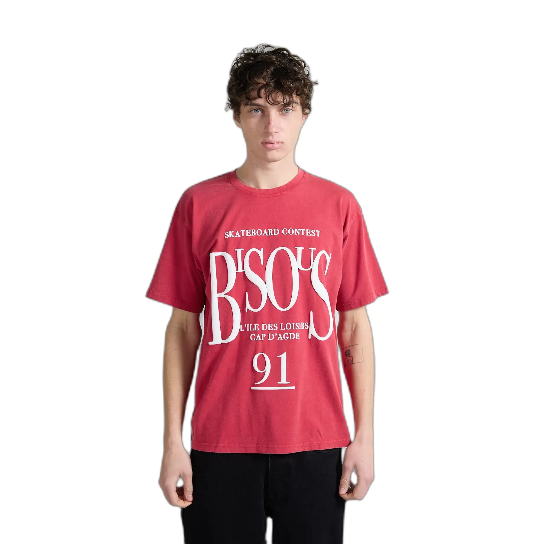 T-shirt Bisous Skateboards Cannes Harvard