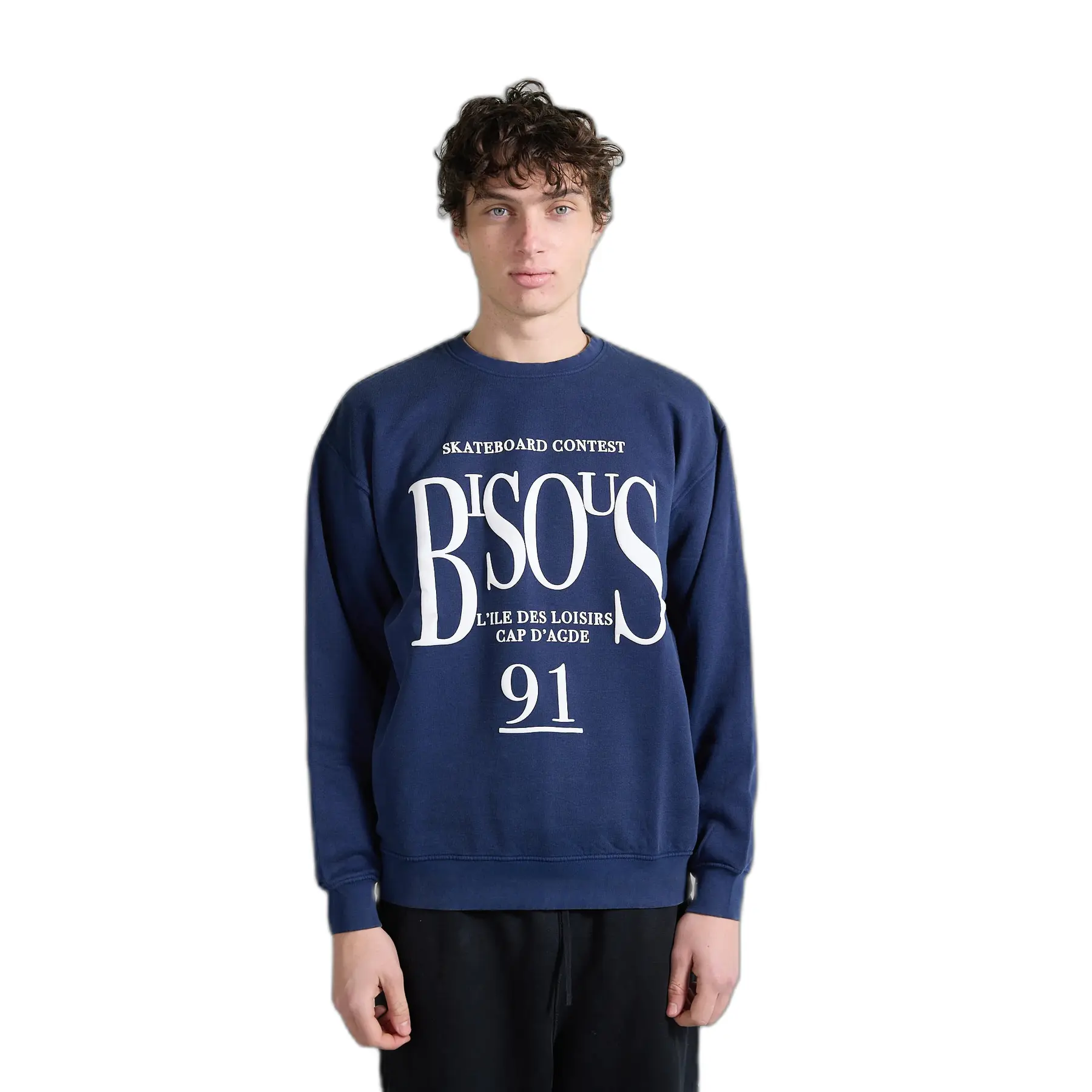 Sweatshirt Bisous Skateboards Cannes