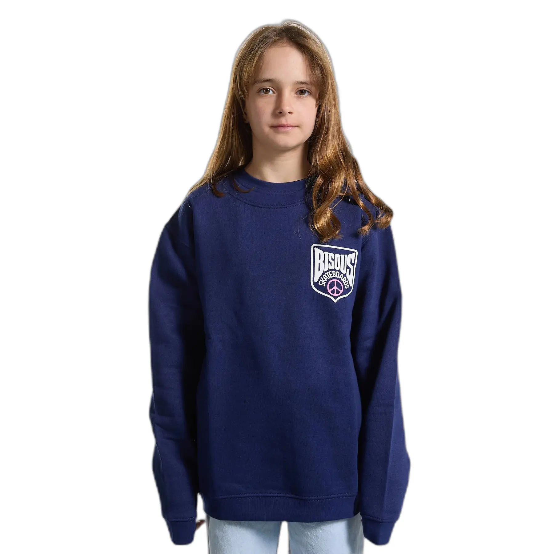 Junior Sweatshirt Bisous Skateboards Blason