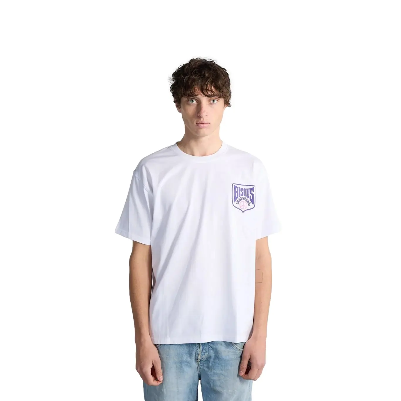 Bisous Skateboards  T-shirt Korte Mouw T-shirt Blason