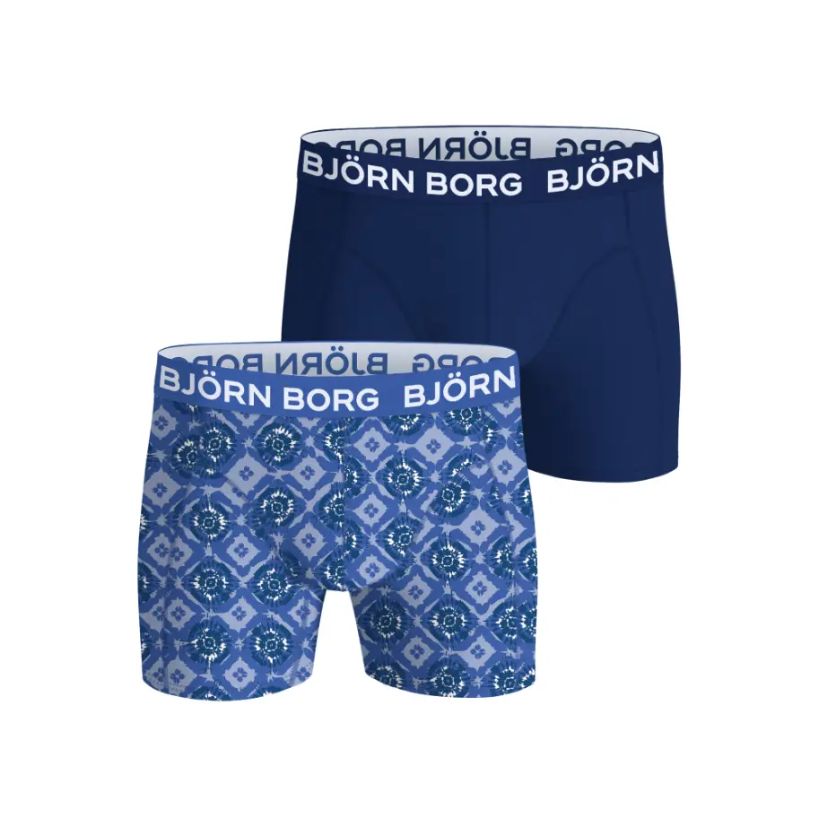 Uitbreidbare katoenen boxershort kind Björn Borg (x2)