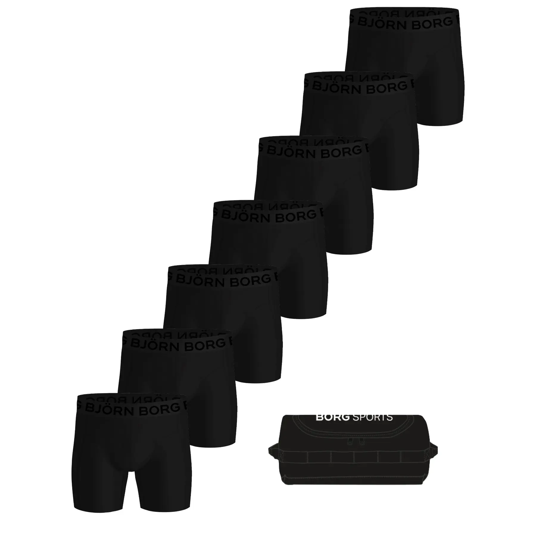 Boxer e necessaire da toilette Björn Borg Lightweight (x7)