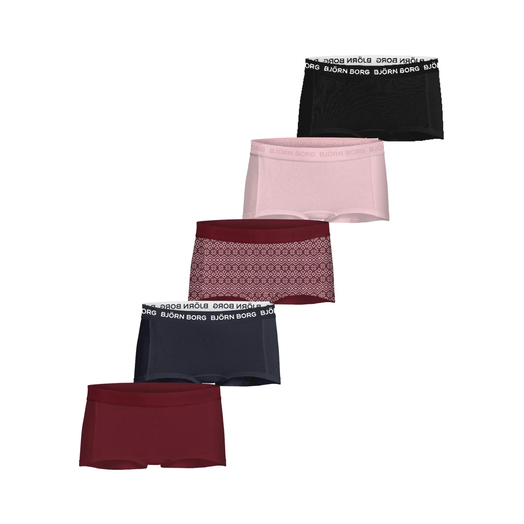 Boxer in cotone elasticizzato bambino Björn Borg (x5)