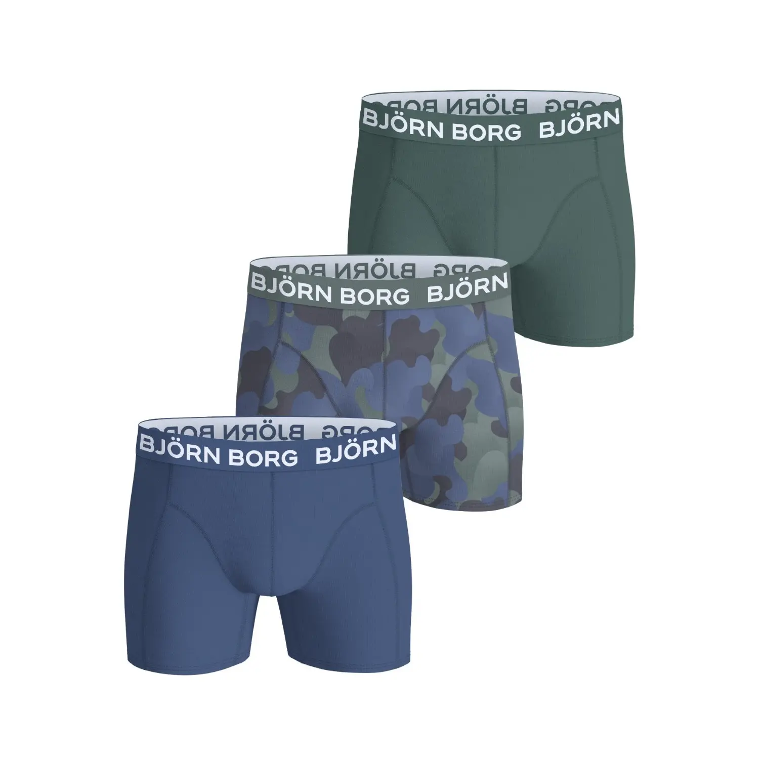 Gemengde katoen boxer Björn Borg Bamboo (x3)