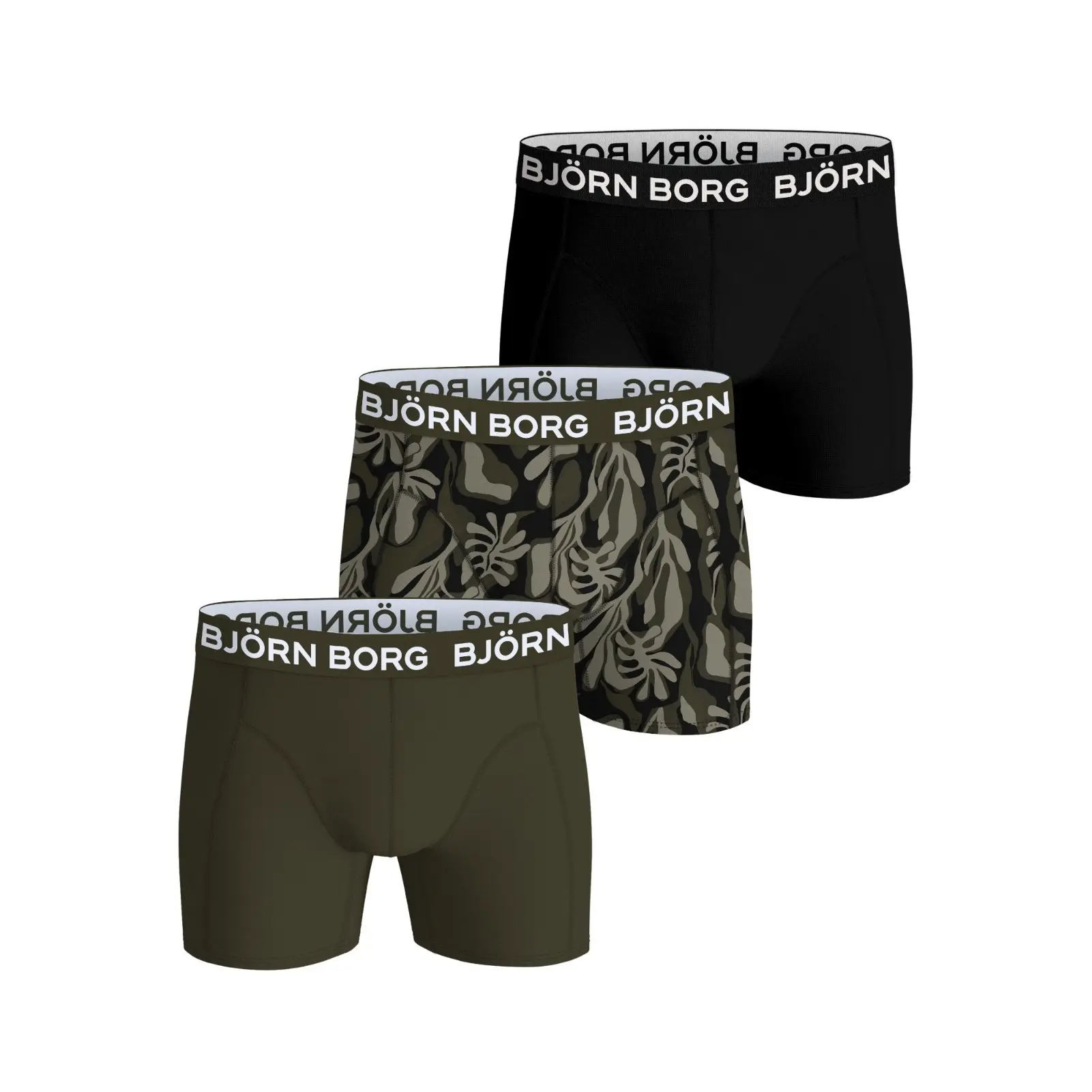 Gemengde katoen boxer Björn Borg Bamboo (x3)