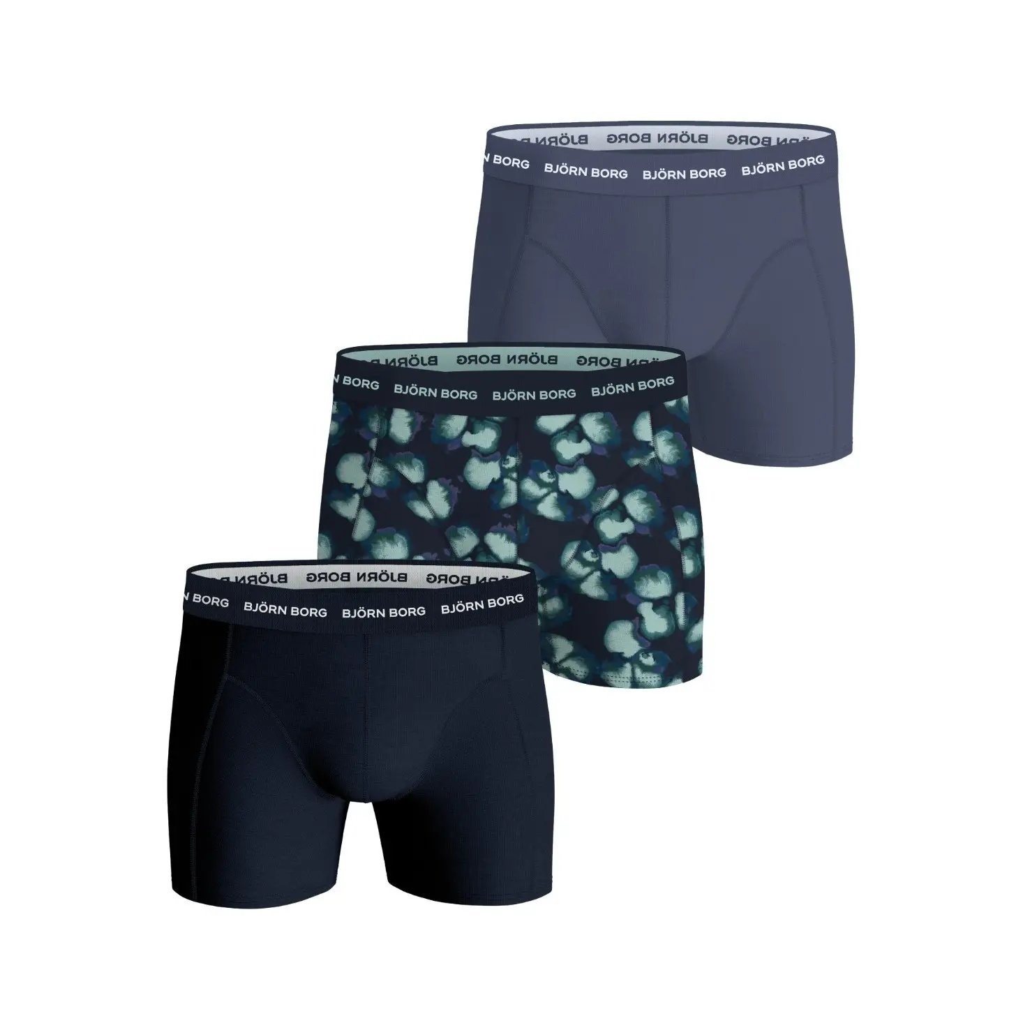 Rekbare katoenen boxer Björn Borg (x3)