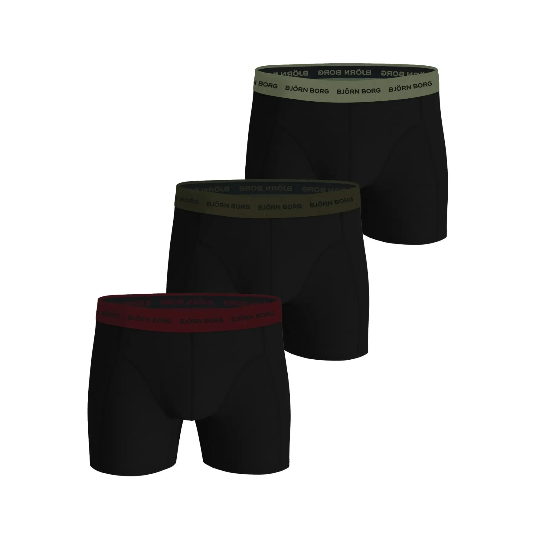 Katoenen stretch boxershorts Björn Borg (x3)
