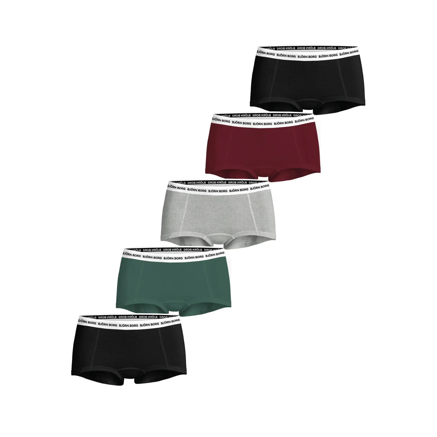 Dames boxershorts Björn Borg Logo (x5)
