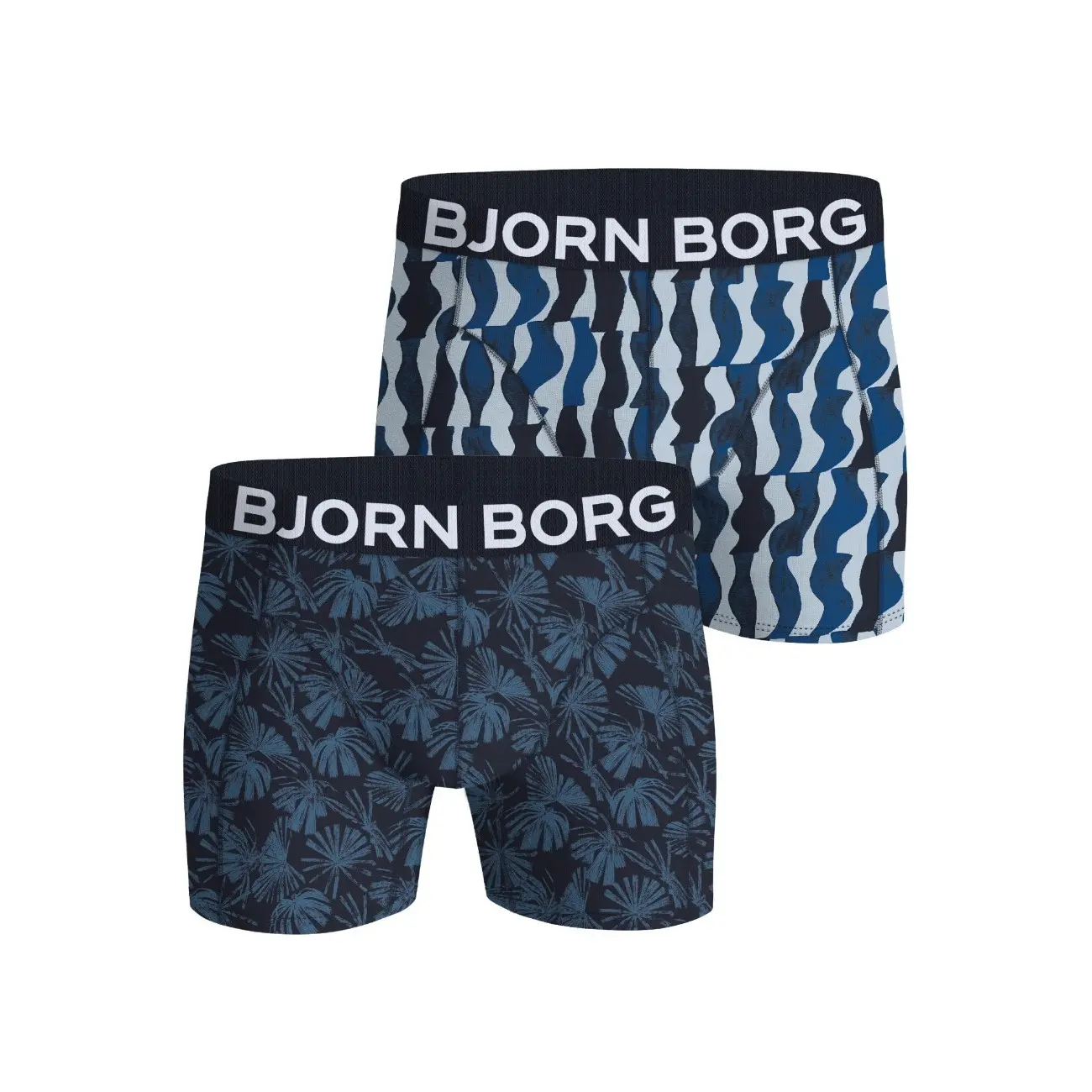 Boxershorts van biologisch katoen Björn Borg (x2)