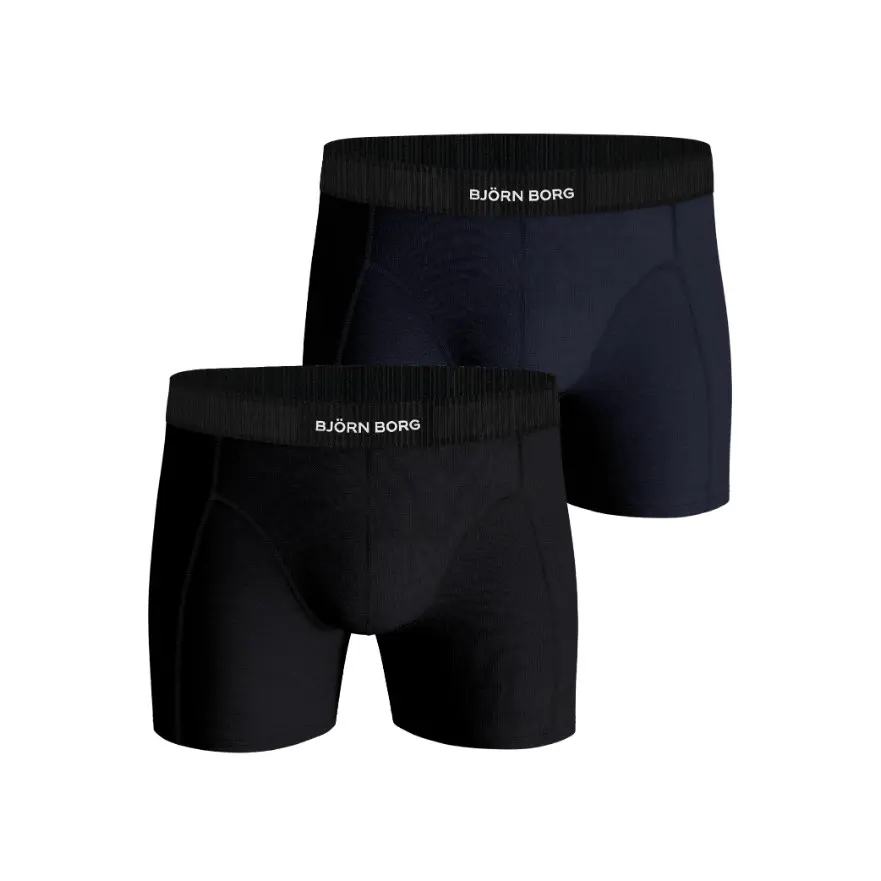 Boxer in cotone biologico Björn Borg Stretch (x2)