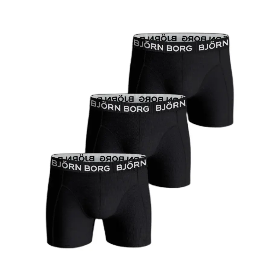 Boxer en coton extensible enfant Björn Borg (x3) Boxer en coton extensible enfant Björn Borg (x3)