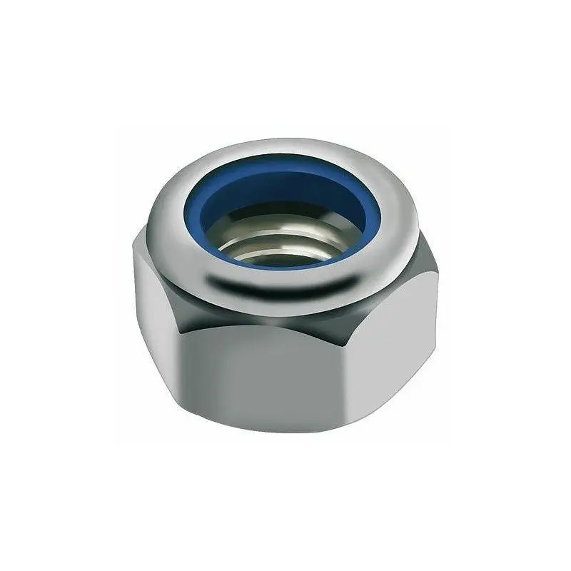 verzinkte Muttern Black Bearing M4 Nylstop (x25)