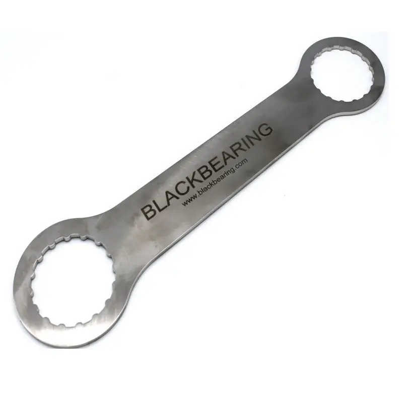 Doppelschlüssel für Tretlagergehäuse Black Bearing Bottombracket 12 cannelures