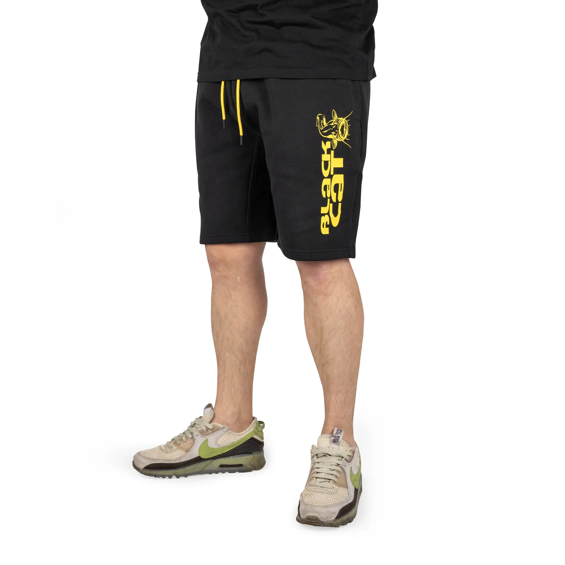 Jogging Black Cat