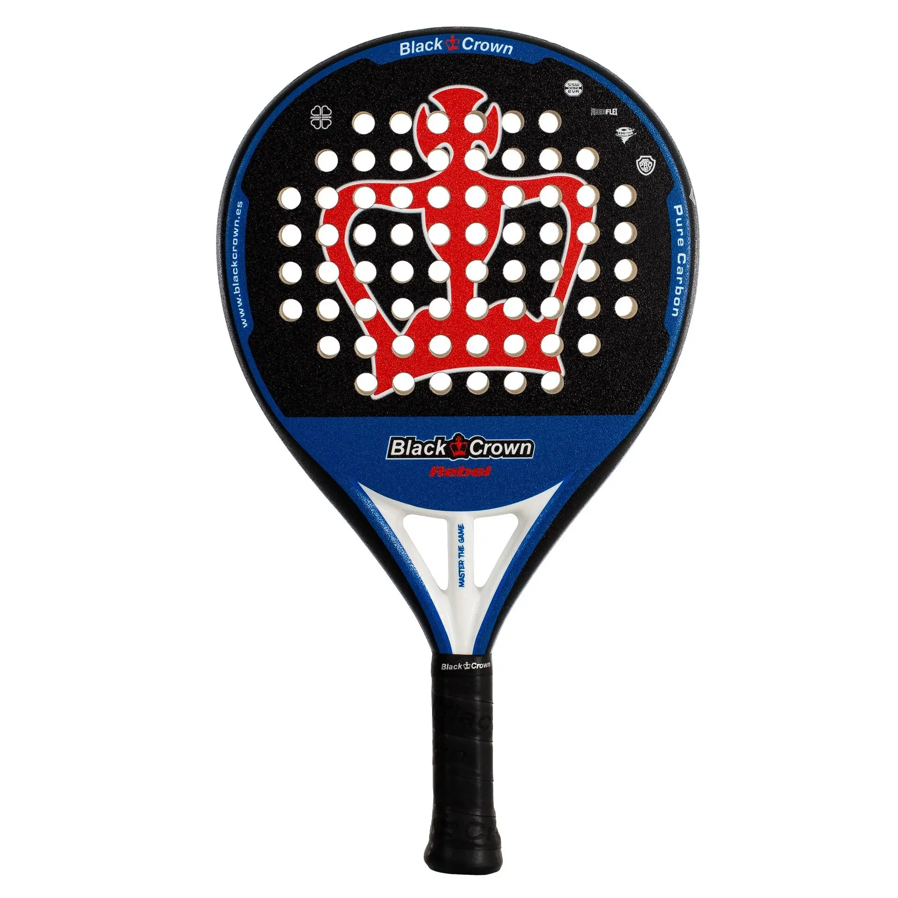 Padel-Schläger Black Crown Rebel