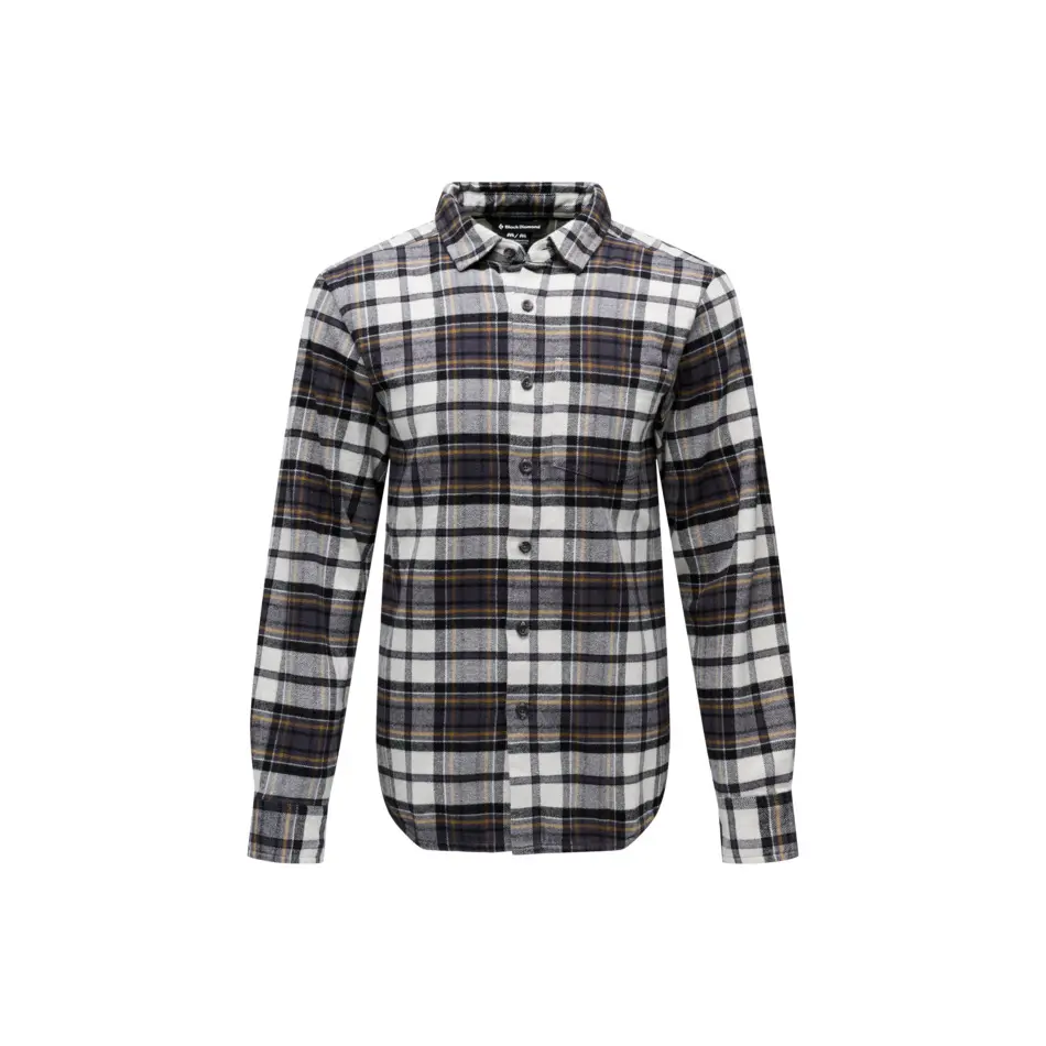 Langarmhemd aus Flanell Black Diamond Project
