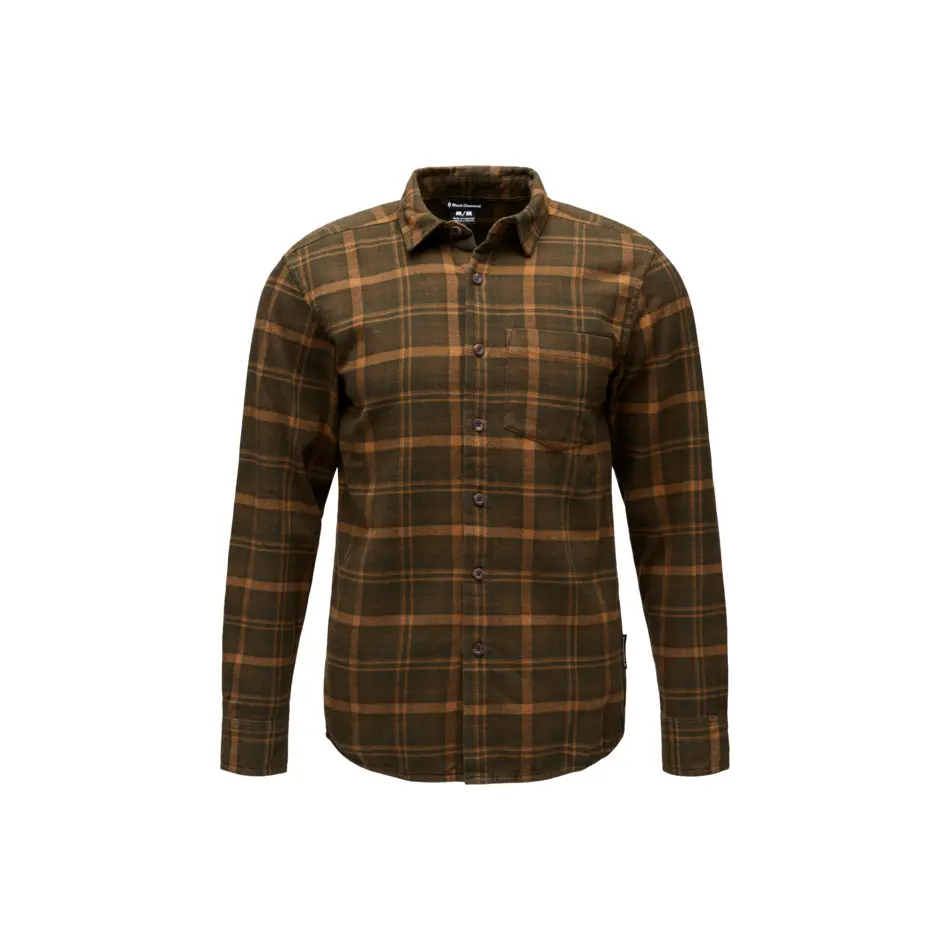 Langarmhemd aus Flanell Black Diamond Project