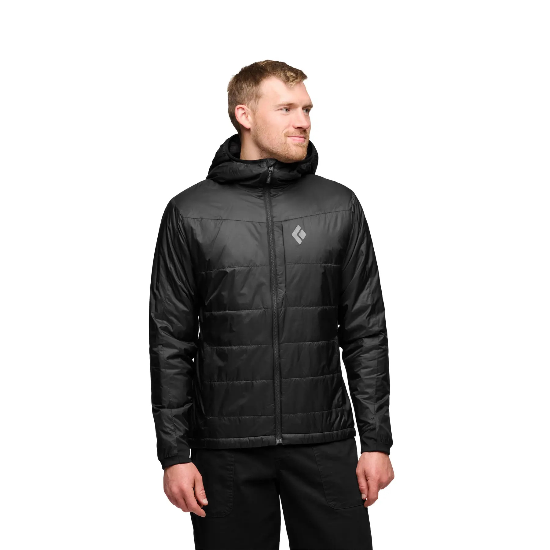 Hooded windbreaker Black Diamond Solution 2.0