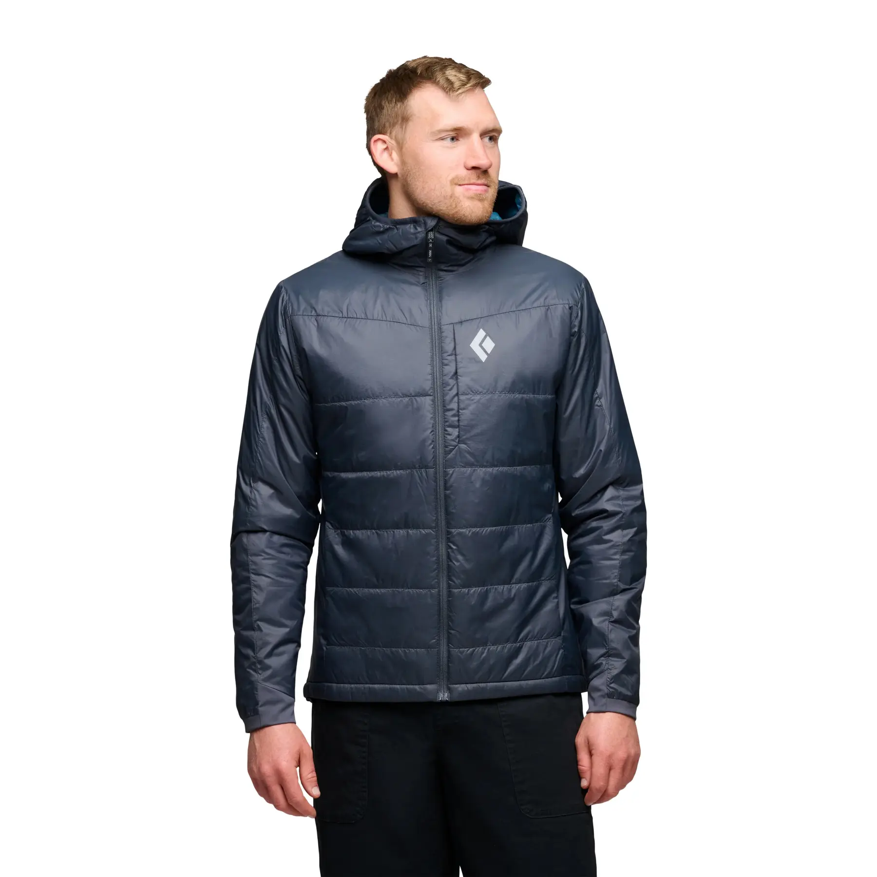 Hooded windbreaker Black Diamond Solution 2.0