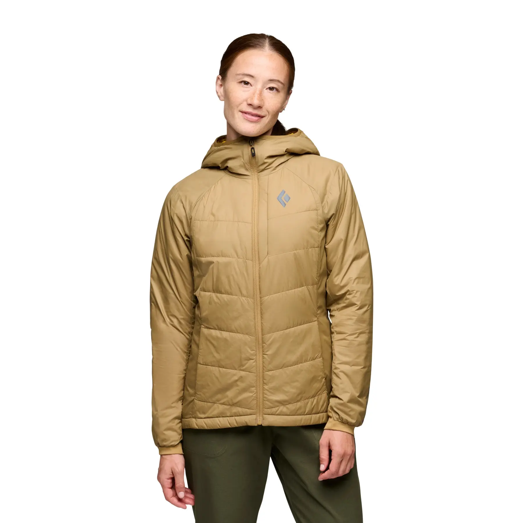 Windjacke mit Kapuze, Damen Black Diamond Solution 2.0