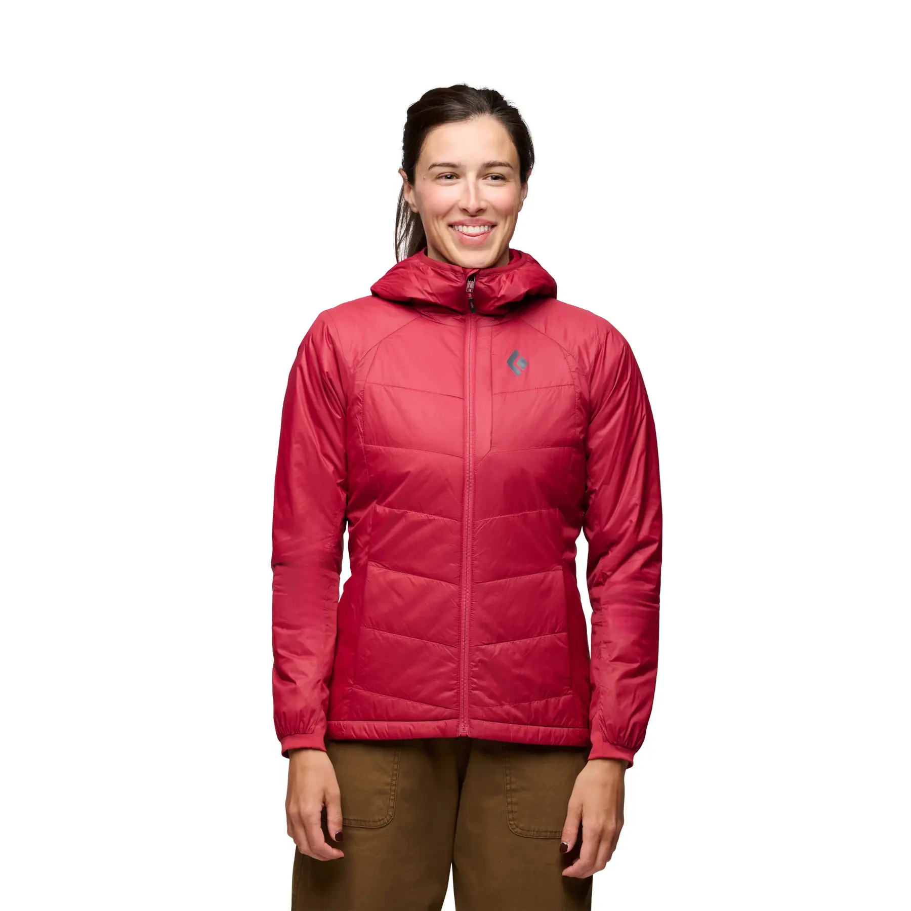 Women's hooded windbreaker Black Diamond Solution 2.0