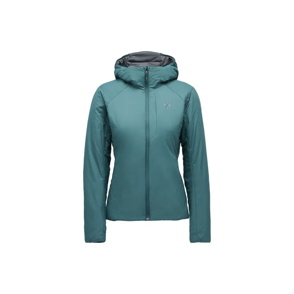 Damen elastische Kapuzenjacke Black Diamond First Light 2.0