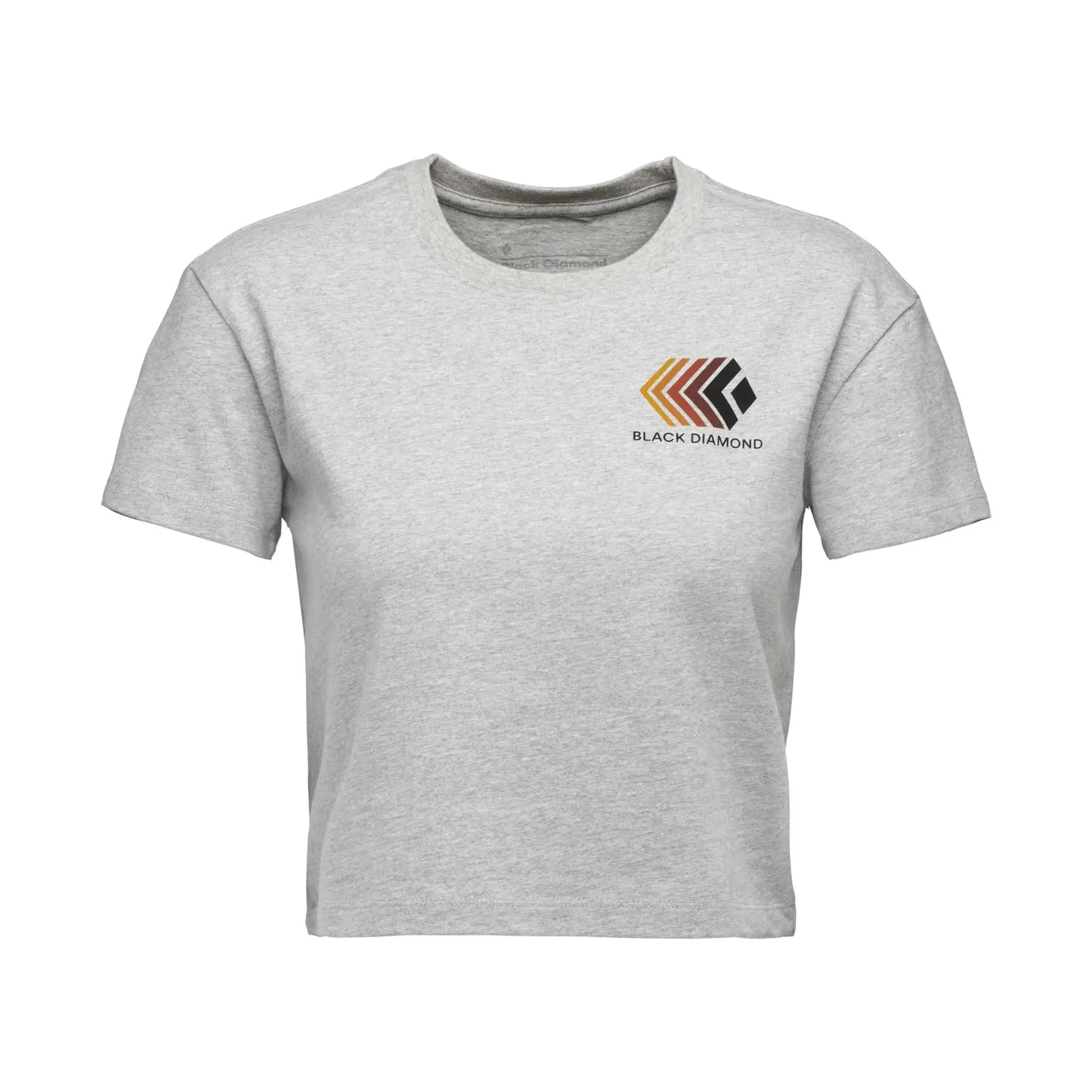 Women's T-shirt Black Diamond Faded Crop