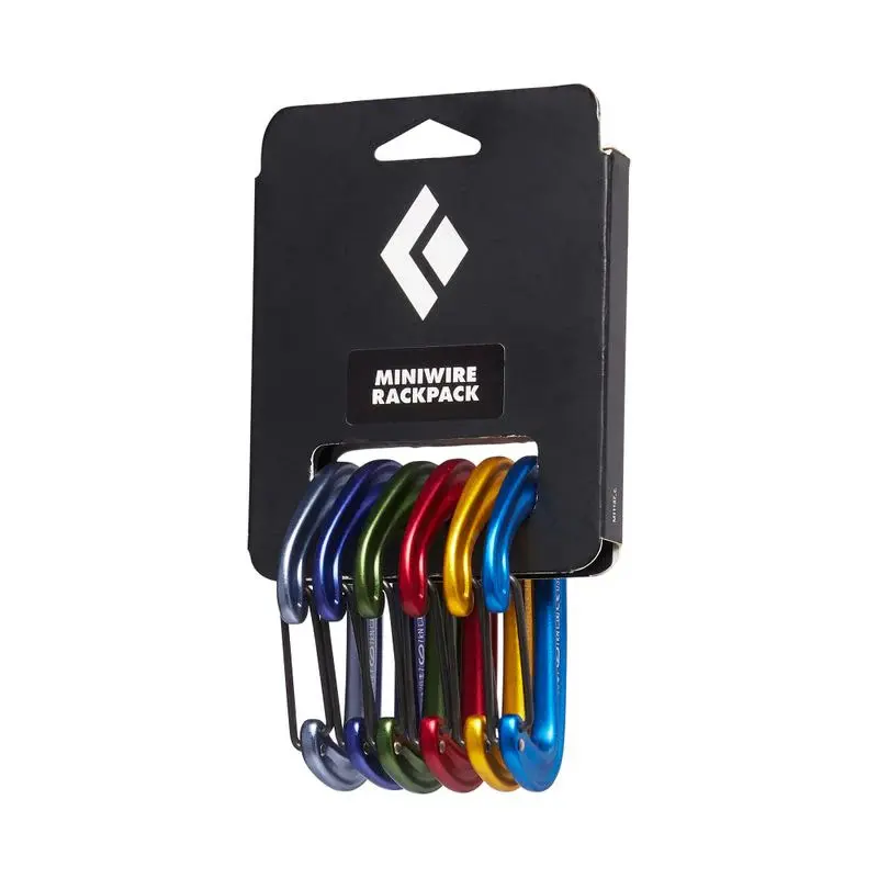 Karabiner Klettern Black Diamond Miniwire Rackpack