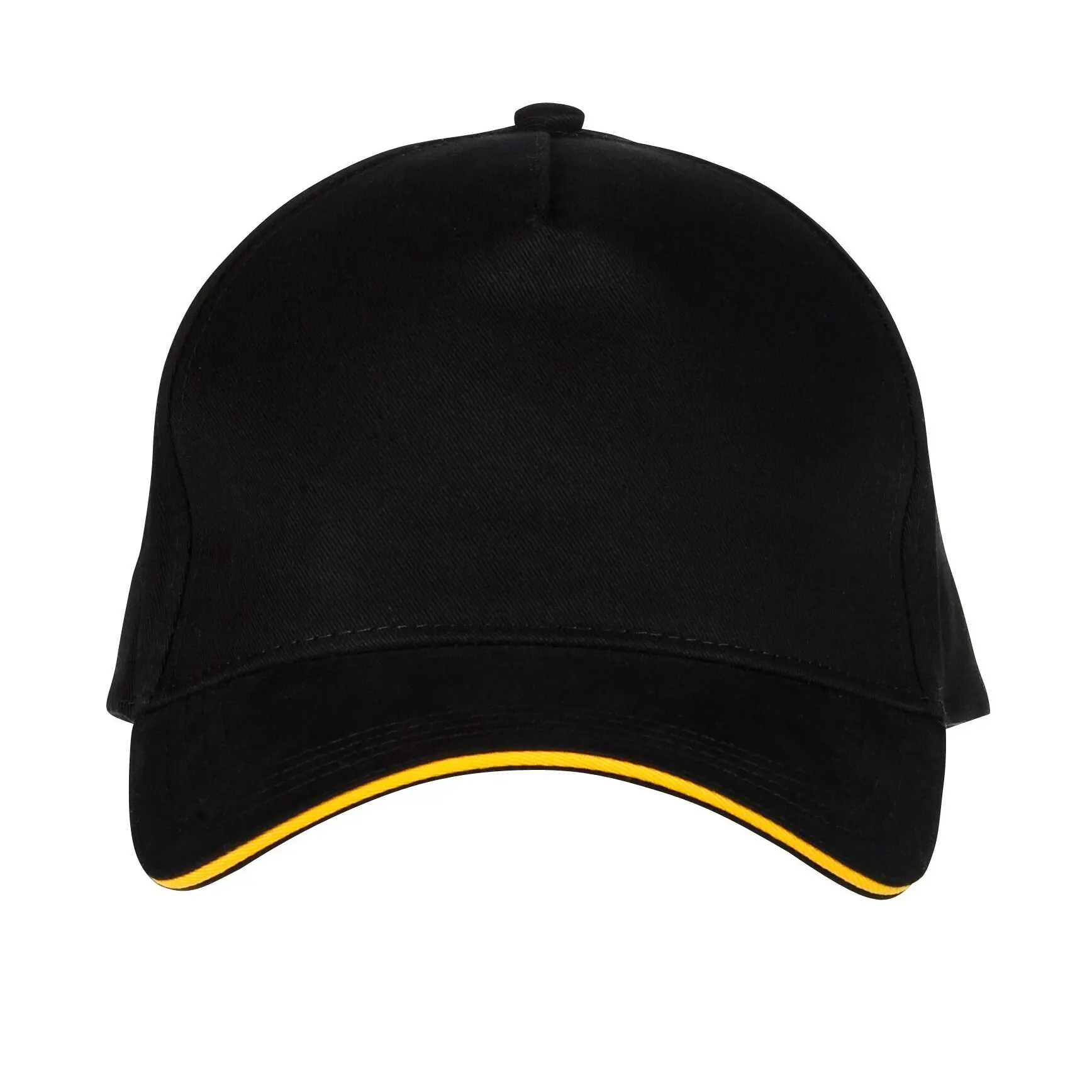 Cappellino 5 pannelli Black & Match