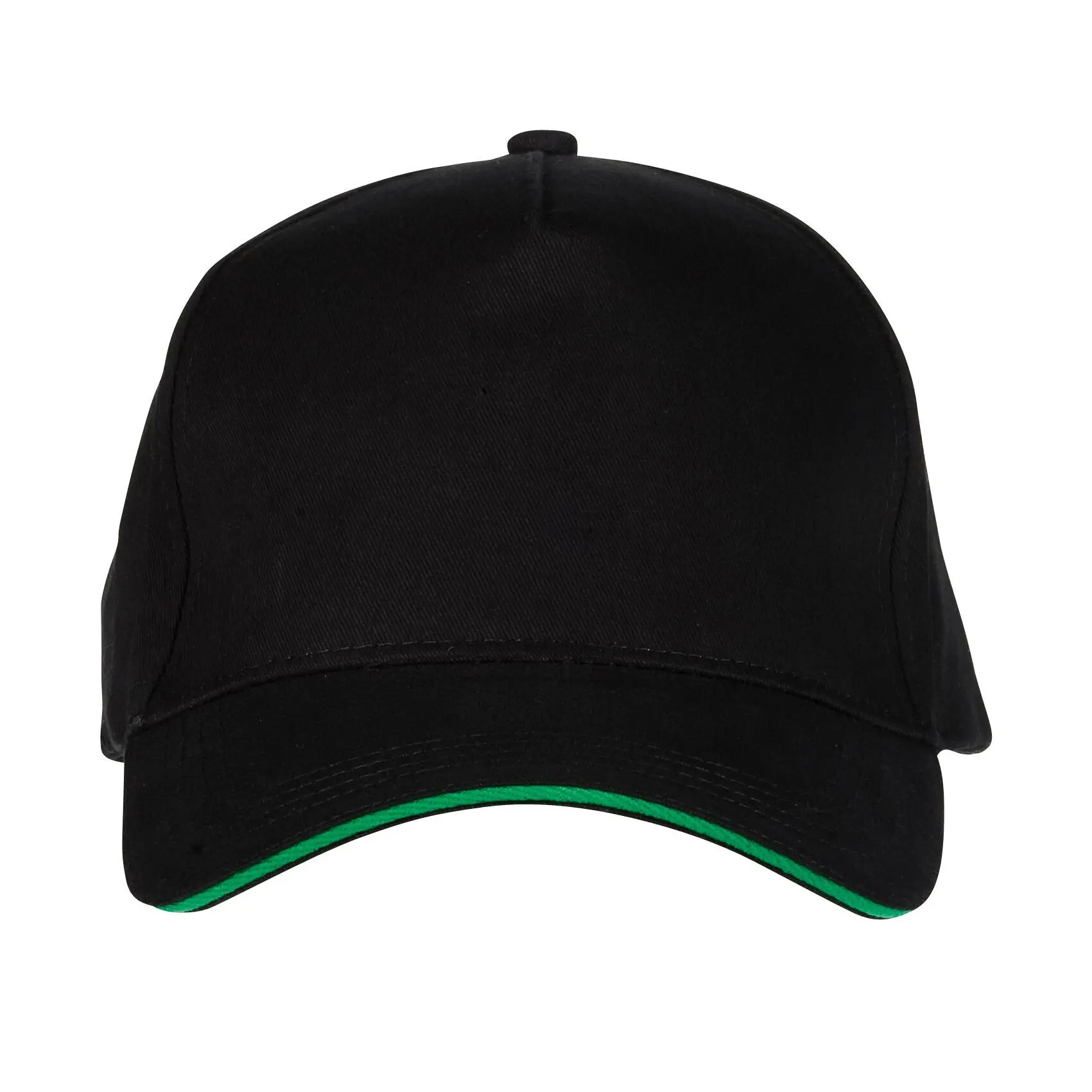 Cappellino 5 pannelli Black & Match
