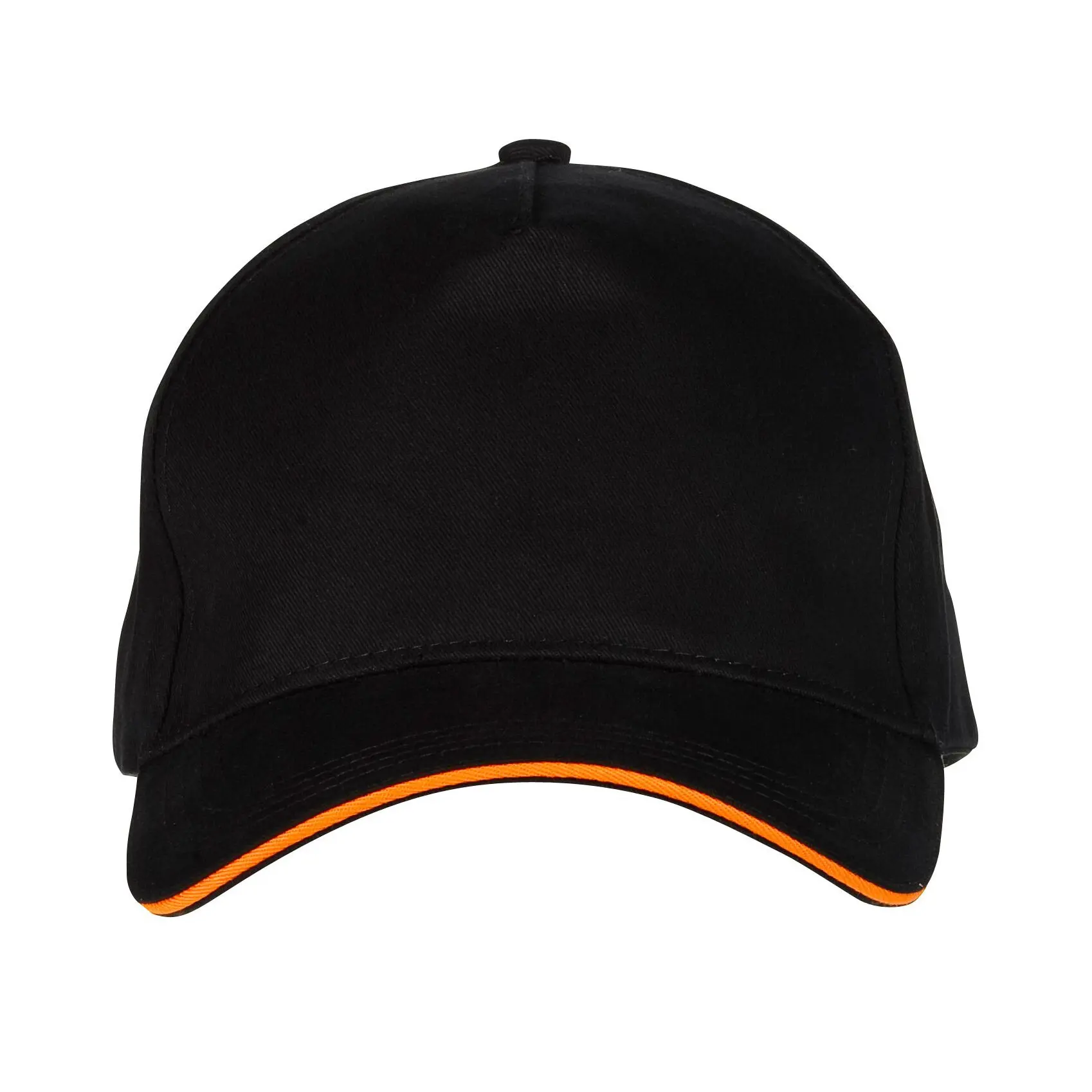 Cappellino 5 pannelli Black & Match