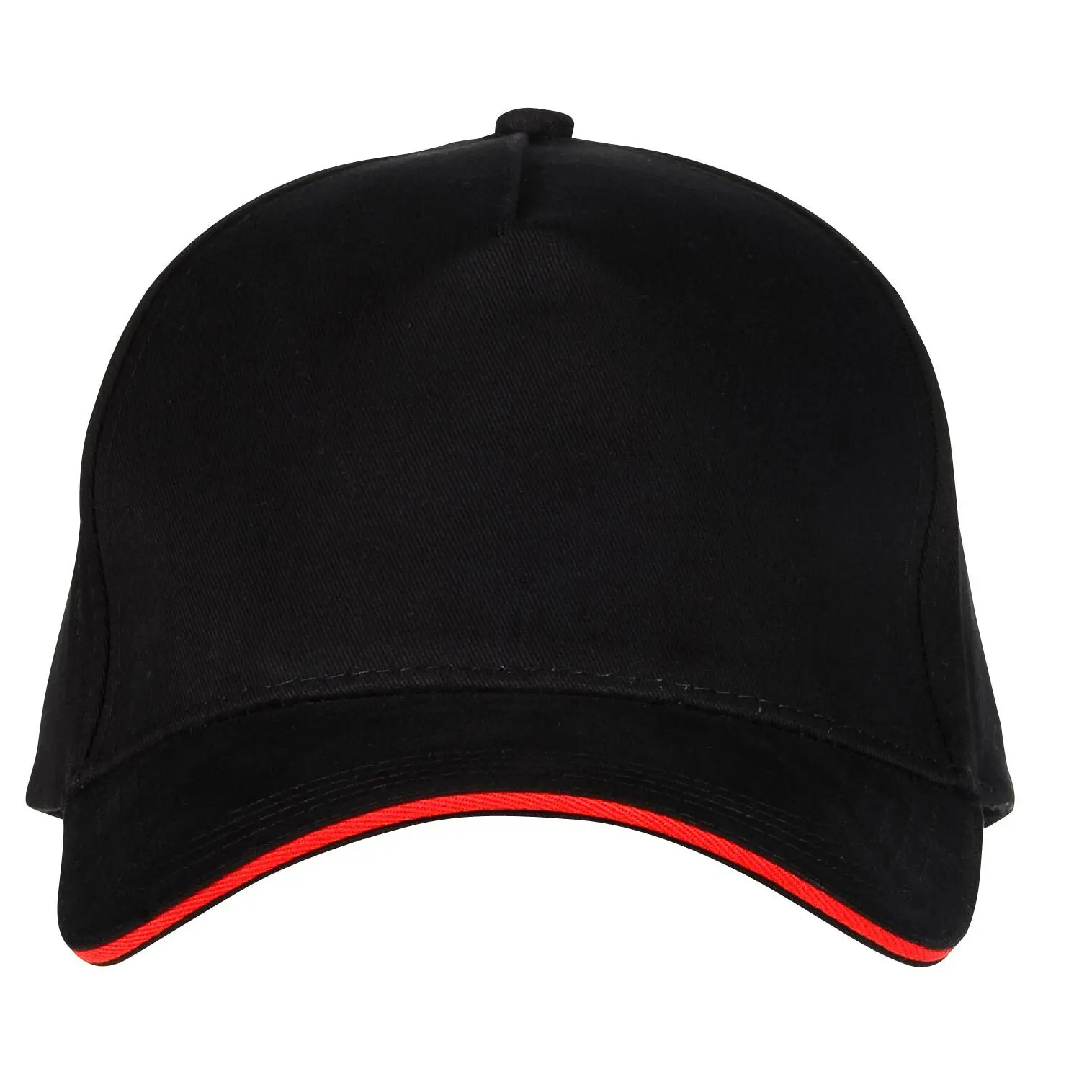 Cappellino 5 pannelli Black & Match