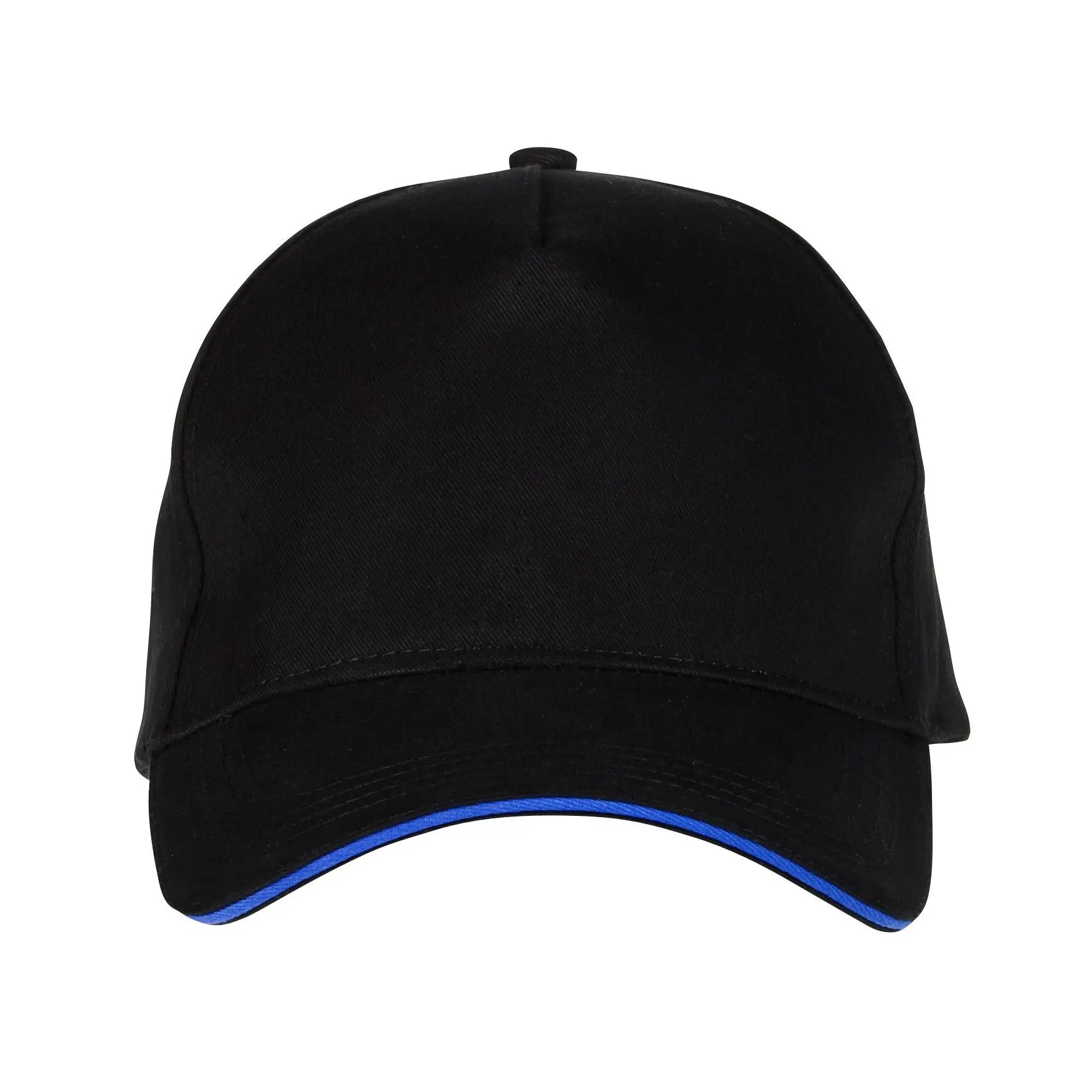 Cappellino 5 pannelli Black & Match