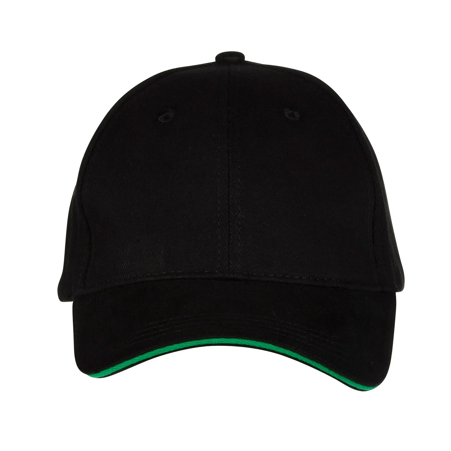 Cappellino 6 pannelli Black & Match