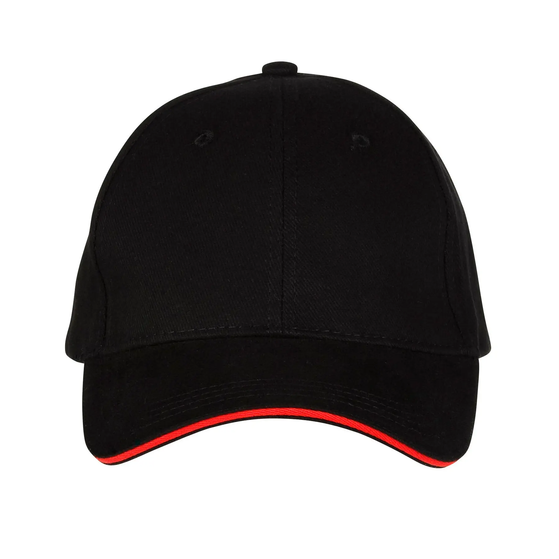 Cappellino 6 pannelli Black & Match